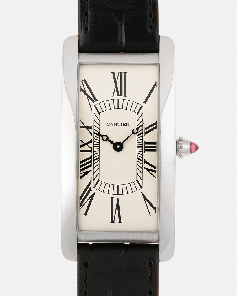 Cartier Tank Cintree Les Reeditions Platinum Watch S.Song Vintage Timepieces S.Song Watches
