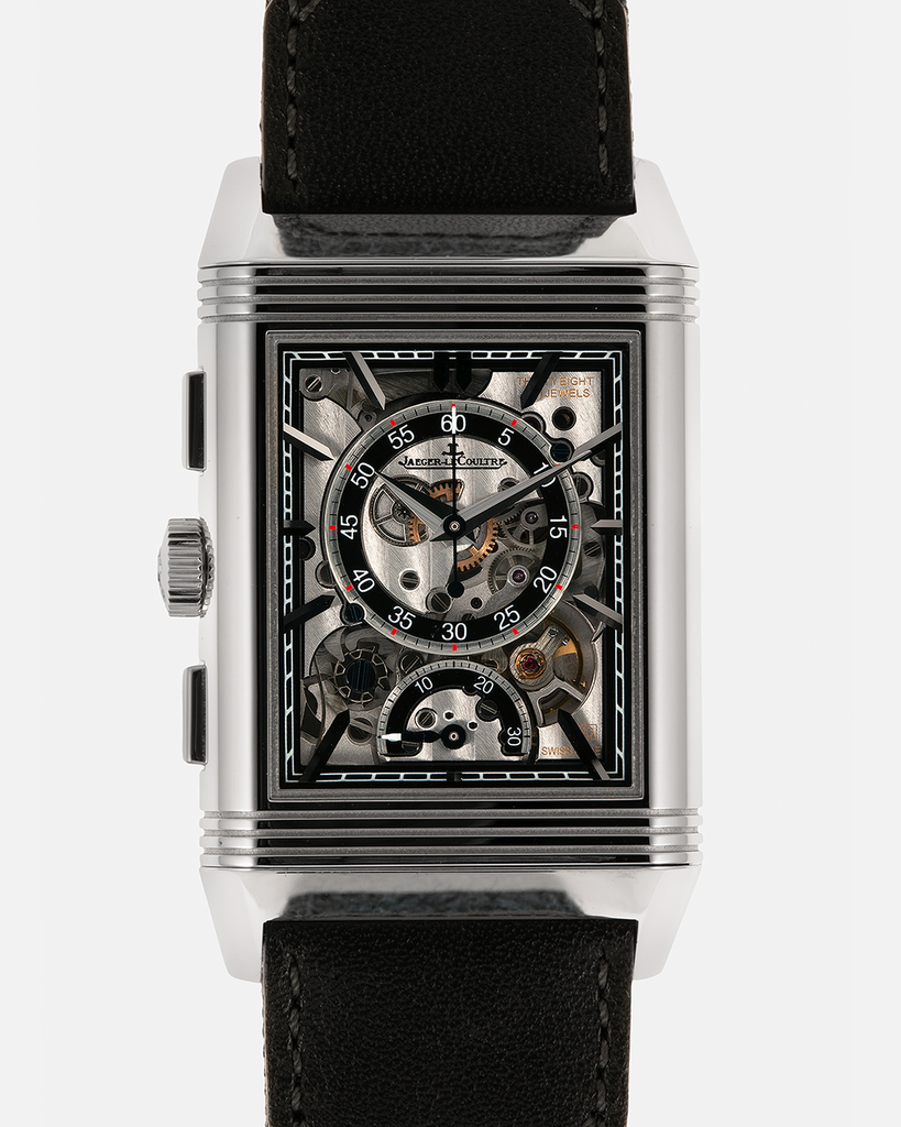 Jaeger LeCoultre Reverso Tribute Chronograph 216.8.S0 Watch | S