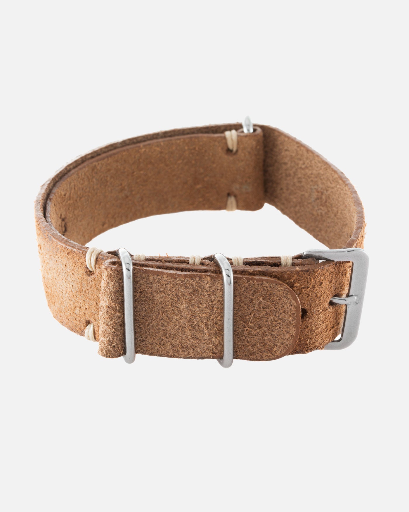 JPM X S.Song Sand Brown Distressed Leather NATO