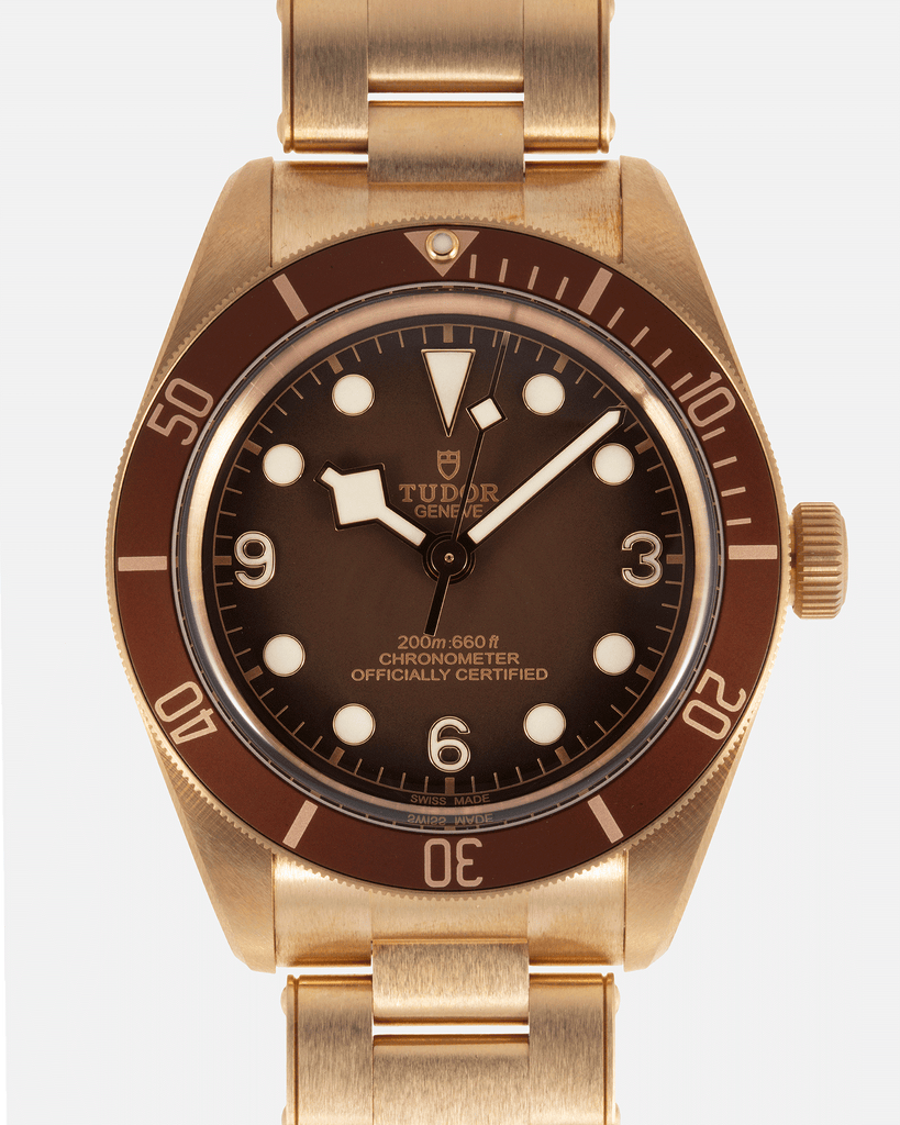 Tudor black top bay bronze replica