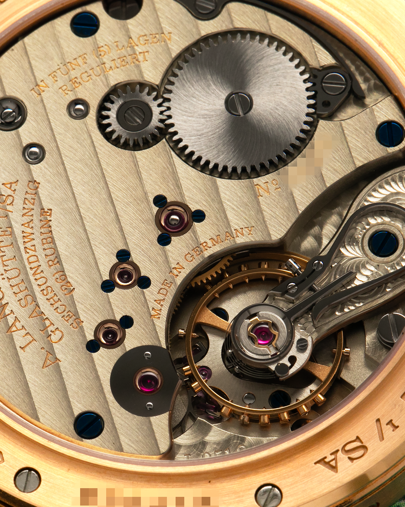 Brand: A. Lange & Söhne
Year: 2018
Model: 1815 Annual Calendar
Material: 18k Rose Gold
Movement: Manual Winding L051.3
Case Diameter: 40mm
Bracelet/Strap: A. Lange & Söhne Dark Brown Alligator Strap with signed 18k Rose Gold Tang Buckle