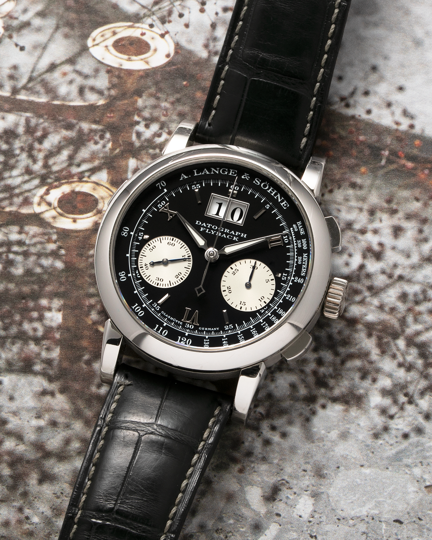 A. Lange Sohne Datograph Chronograph 430.035 Watch S.Song Vintage Timepieces S.Song Watches