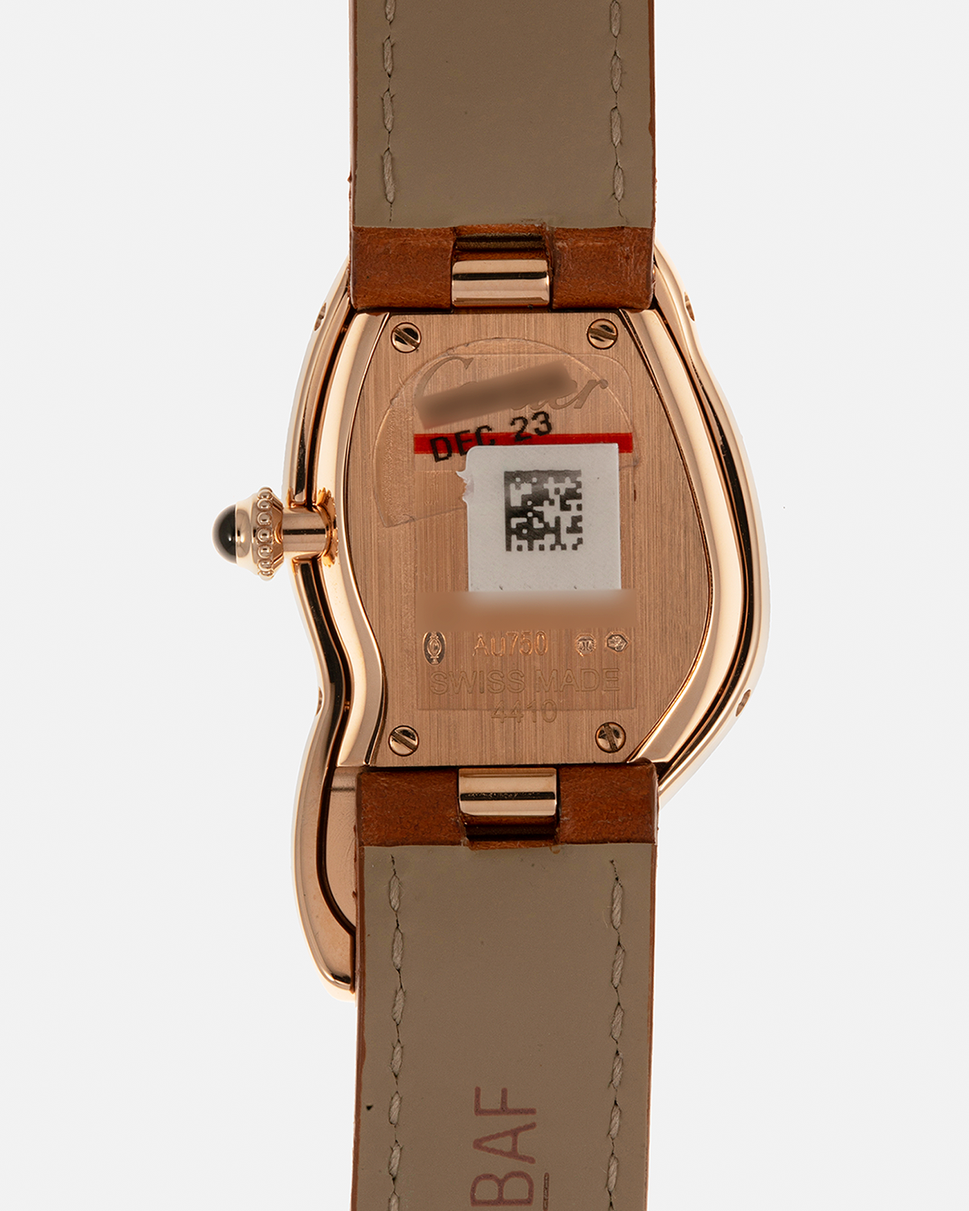 Brand: Cartier Year: 2022 Model: Crash Reference Number: WGCH0031, New Special Order Material: 18-carat Rose Gold Movement: Cartier Cal. 1917 MC, Manual-Winding Case Diameter: 42mm x 24mm (Asymmetrical Case) Strap: Cartier Tanned Brown Leather with Signed 18-carat Rose Gold ‘Crash’ Deployant Clasp