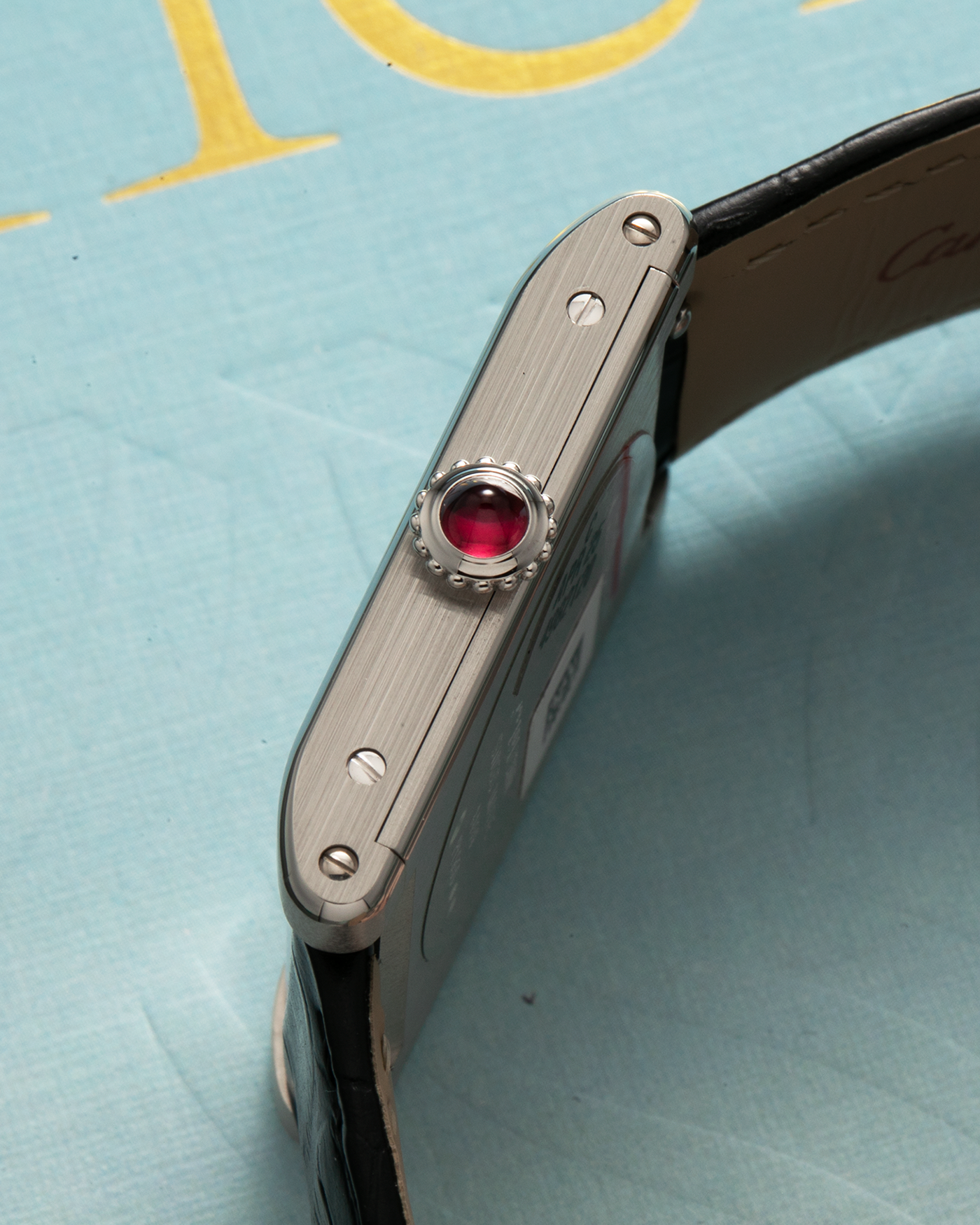 Brand: Cartier Year: 2023 Model: Privé Tank Normale, Limited to 200 Pieces in this Combination Reference Number: CRWGTA0109 Material: Platinum 950 Movement: Cartier Cal. 070 MC, Manual-Winding Case Dimensions: 32.6mm x 25.7mm Lug Width: 19mm Strap: Cartier Black Alligator Leather Strap with Signed Platinum 950 Tang Buckle