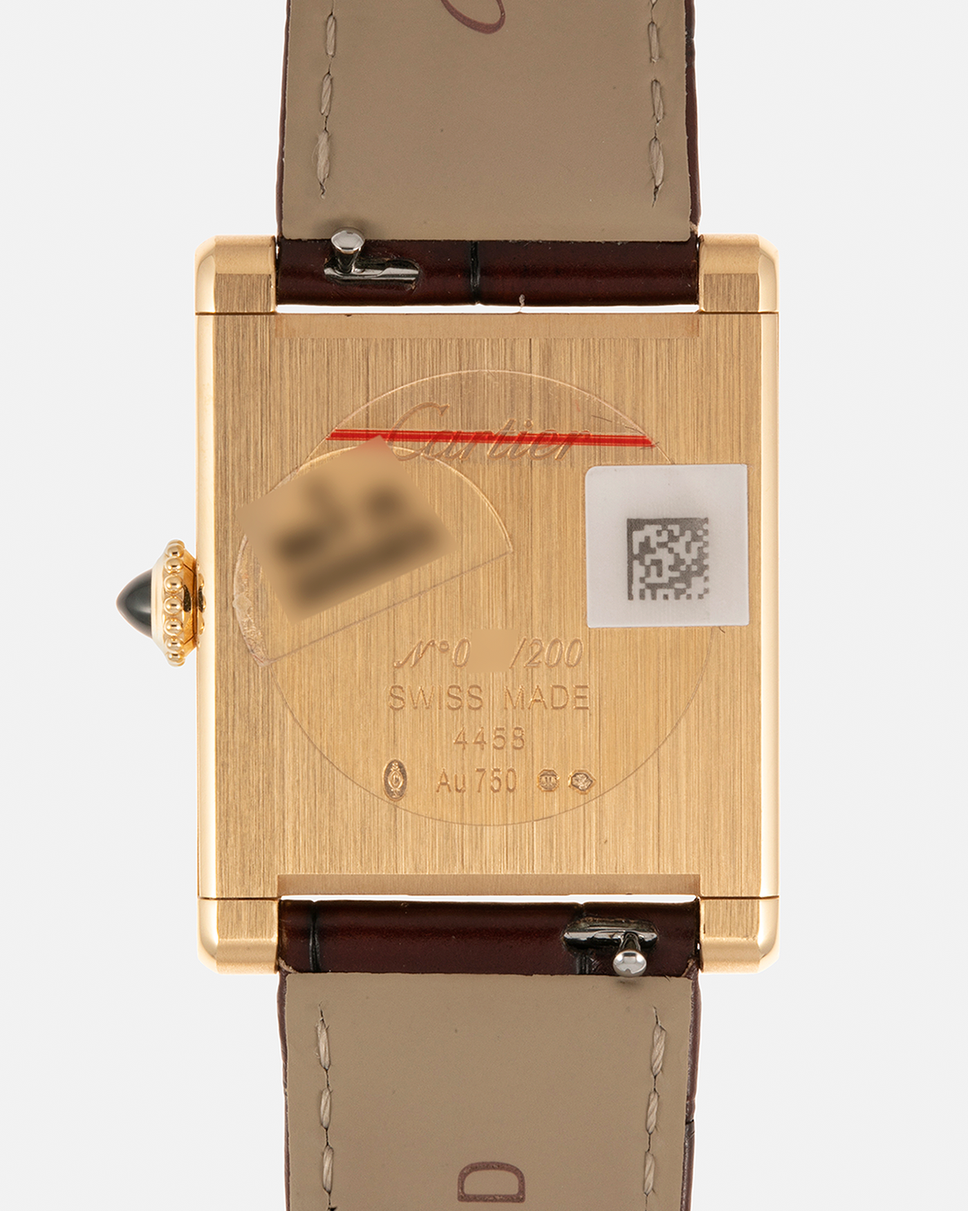Brand: Cartier Year: 2023 Model: Privé Tank Normale, Limited to 200 Pieces in this Combination Reference Number: CRWGTA0108 Material: 18-carat Yellow Gold Movement: Cartier Cal. 070 MC, Manual-Winding Case Dimensions: 32.6mm x 25.7mm Lug Width: 19mm Strap: Cartier Brown Alligator Leather Strap with Signed 18-carat Yellow Gold Tang Buckle