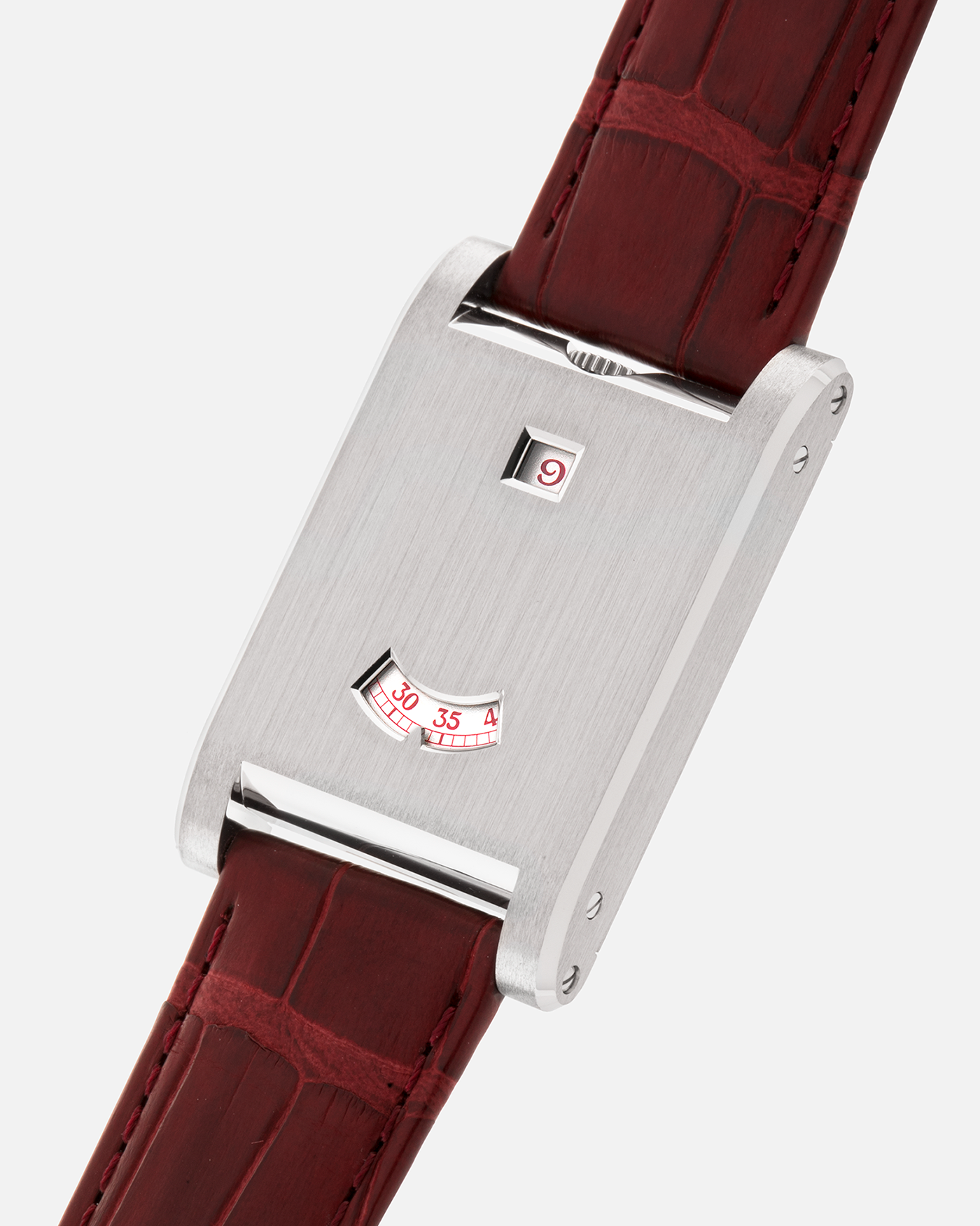 Cartier Privé Tank à Guichets Platinum