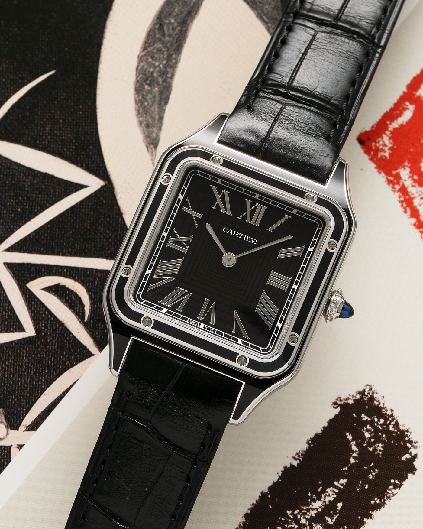 Cartier swiss hotsell made stainless steel
