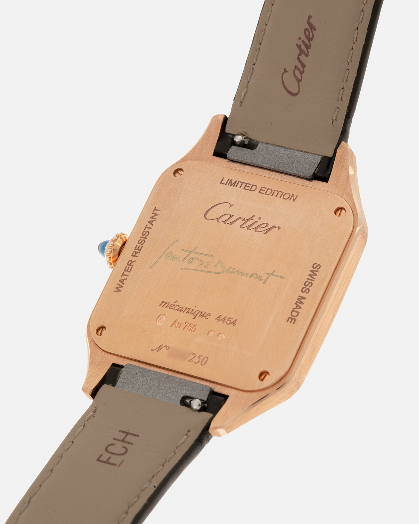 Cartier Santos Dumont Lacquered Rose Gold