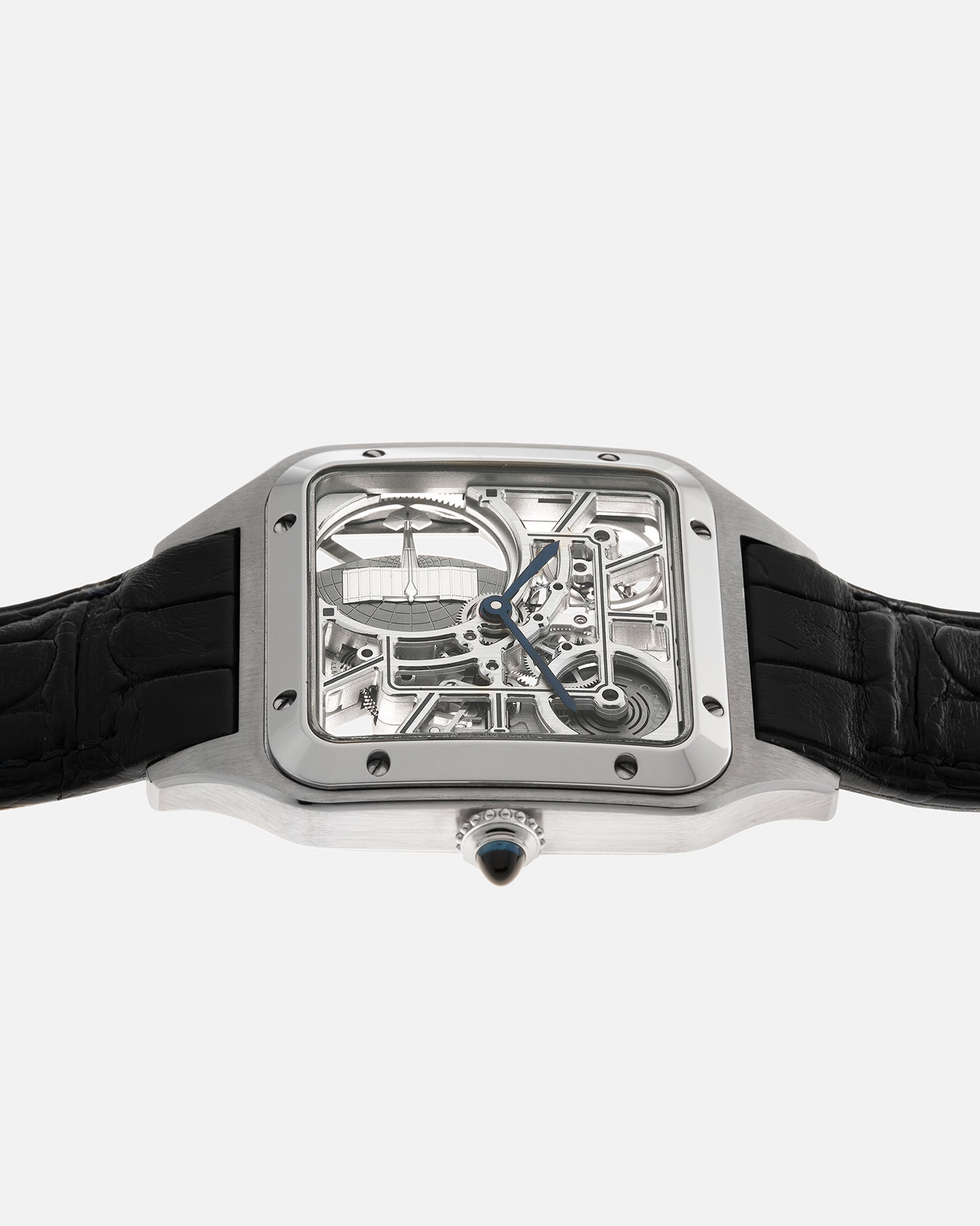 Cartier Santos Dumont Skeleton Micro-Rotor Steel Watch | S.Song Vintage ...