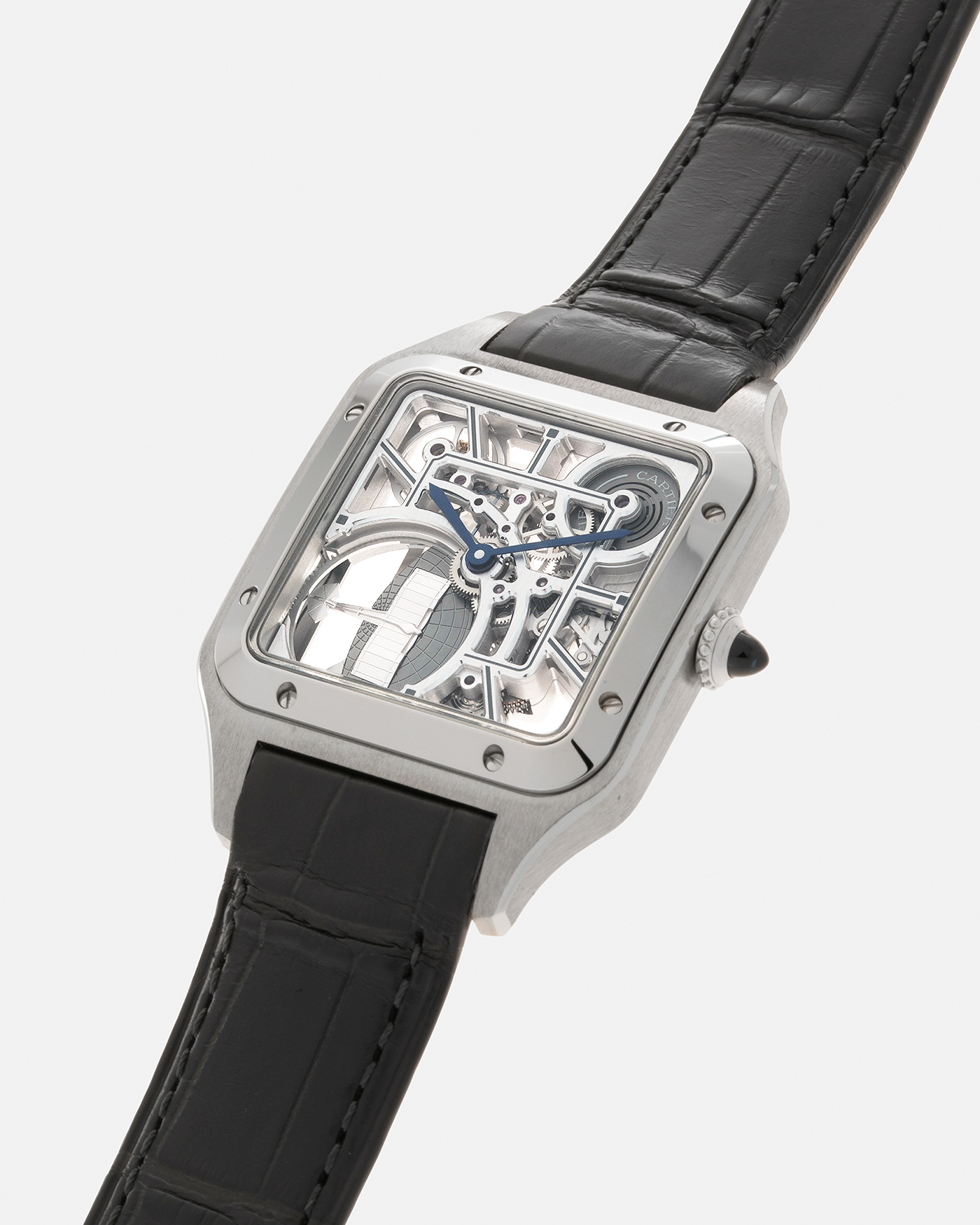 Cartier Santos Dumont Skeleton Micro-Rotor Steel Watch | S.Song Vintage ...