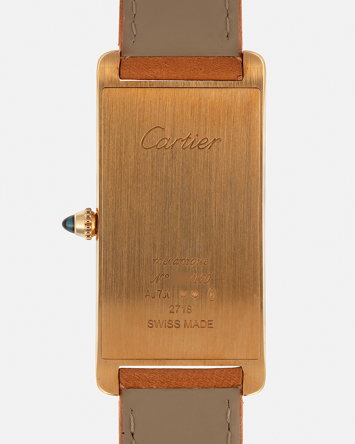 Brand: Cartier
Year: 2021
Model: Tank Cintrée 100th Anniversary, Limited to 150 Pieces
Reference: 2718
Material: 18-carat Yellow Gold
Movement: Cartier Cal. 9780MC (Based on the JLC Cal. 849), Manual-Winding
Case Dimensions: 46mm (Including Lugs) x 23 mm x 6.4mm
Lug Width: 16mm
Strap: Cartier Chestnut Brown Calf Leather Strap with Signed 18-carat Yellow Gold Tang Buckle