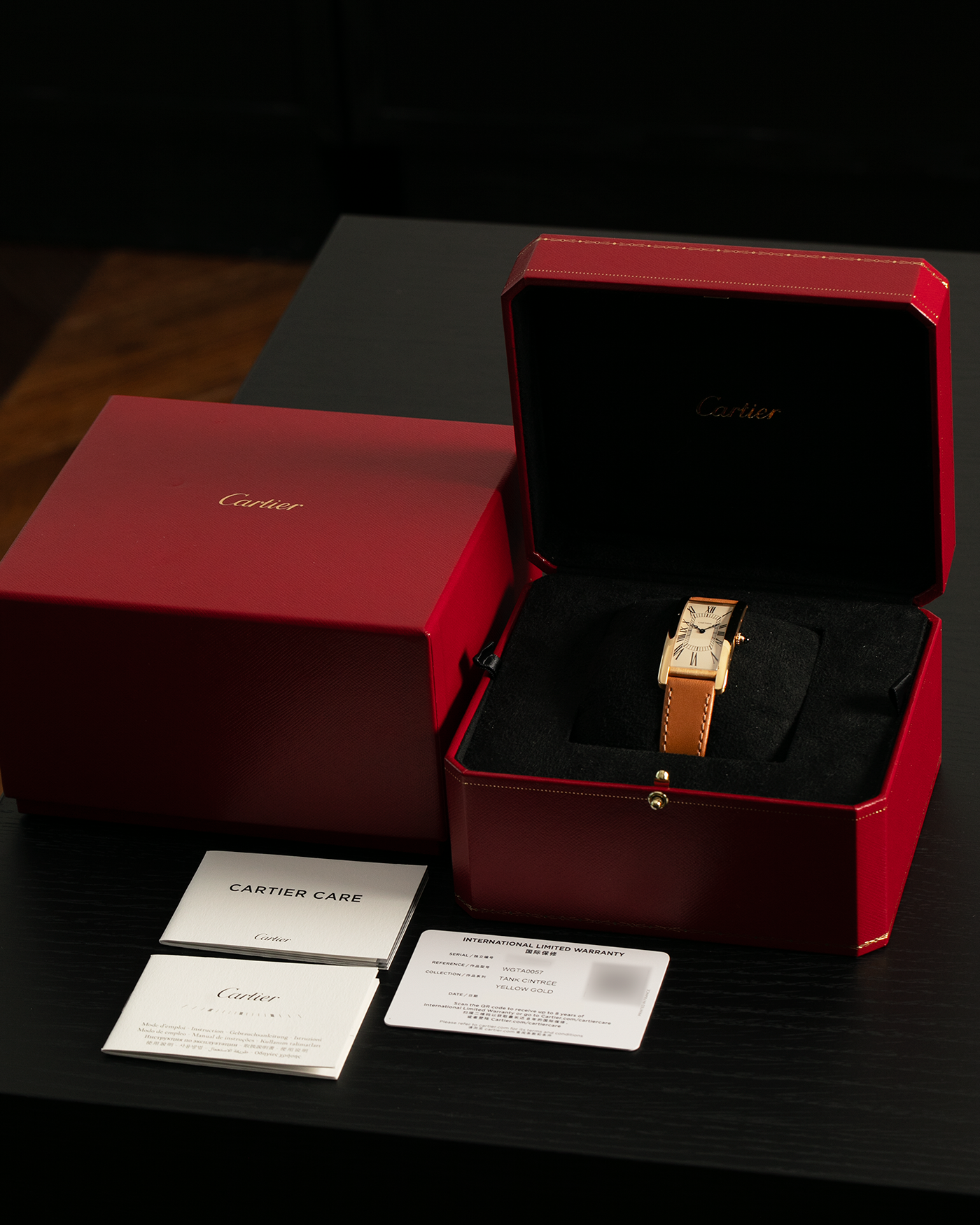 Brand: Cartier
Year: 2021
Model: Tank Cintrée 100th Anniversary, Limited to 150 Pieces
Reference: 2718
Material: 18-carat Yellow Gold
Movement: Cartier Cal. 9780MC (Based on the JLC Cal. 849), Manual-Winding
Case Dimensions: 46mm (Including Lugs) x 23 mm x 6.4mm
Lug Width: 16mm
Strap: Cartier Chestnut Brown Calf Leather Strap with Signed 18-carat Yellow Gold Tang Buckle