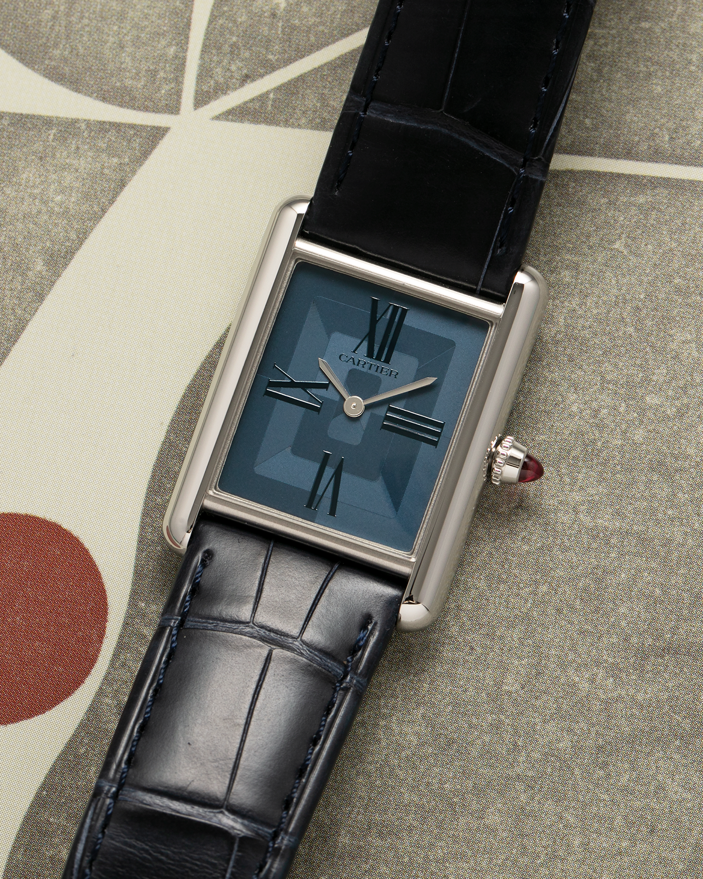 Brand: Cartier Year: 2023 Model: Tank Louis Cartier ‘Europe-only’, Limited Edition of 170 pieces for the European Market Reference: CRWGTA0121 Material: Platinum 950 Movement: Cartier Cal. 1917 MC, Manual-Winding Case Dimensions: 25.5mm x 33.7mm Lug Width: 19mm Strap: Cartier Black Calf Leather Strap with Signed Platinum 950 Tang Buckle