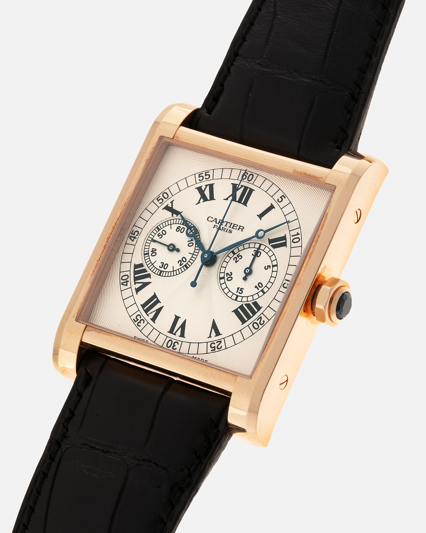 Cartier Tank Monopoussoir CPCP 2846 Rose Gold Collection Prive