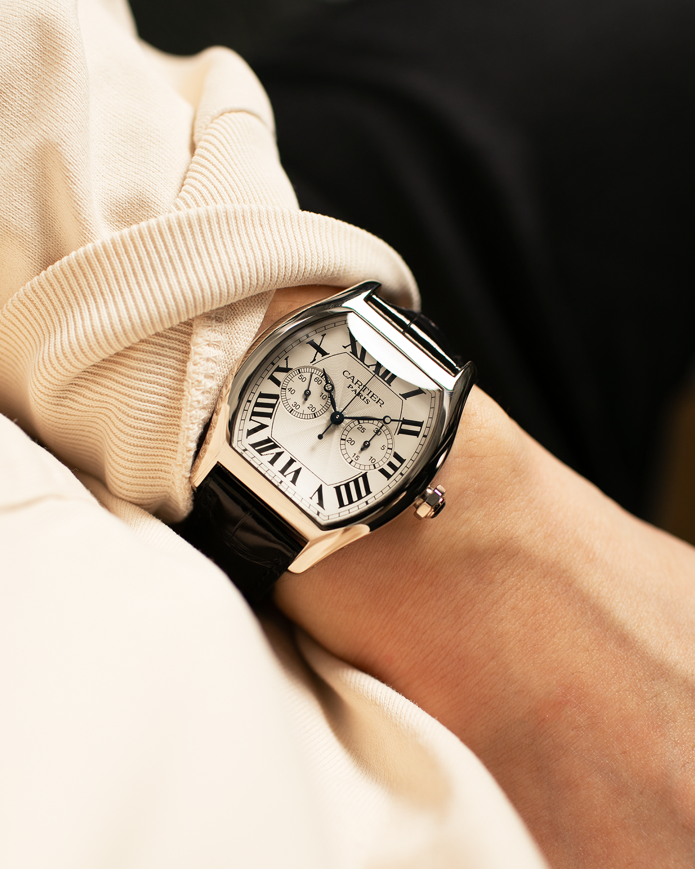 Cartier Tank CPCP Tortue Monopoussoir Monopusher Collection Prive Cartier Paris Watch S.Song Vintage Timepieces S.Song Watches