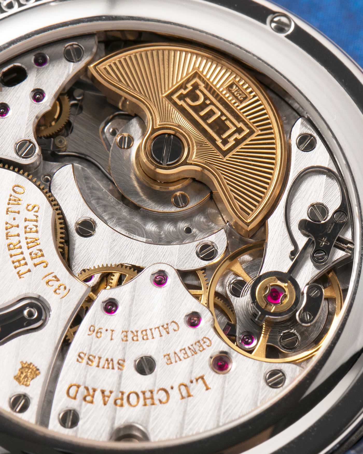 Brand: Chopard L.U.C.
Year: 2000’s
Model: 16/1864/2 Based Off 16/1860/2
Material: 18-carat White Gold Case, Factory-Set Baguette Diamond Bezel and Dial
Movement: Chopard Cal. 1.96, Self-Winding Micro-Rotor
Case Dimensions: 37mm Diameter 8.5mm Thickness
Lug Width: 18mm
Strap: Custom Order Blue Alligator Leather Strap with 18k White Gold Chopard Tang Buckle