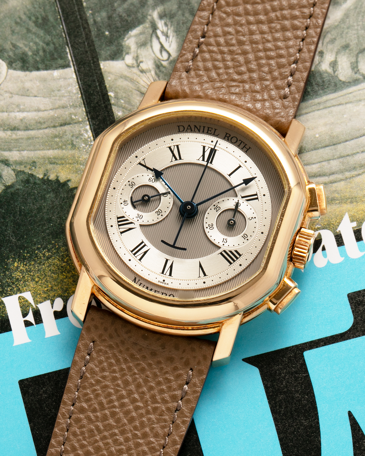 Daniel Roth Chronograph Lemania 2147 Independent Gold Watch | S.Song ...
