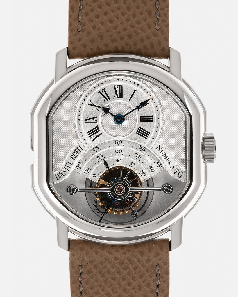 Daniel Roth Tourbillon 2187 Independent Clous De Paris White Gold Watch ...