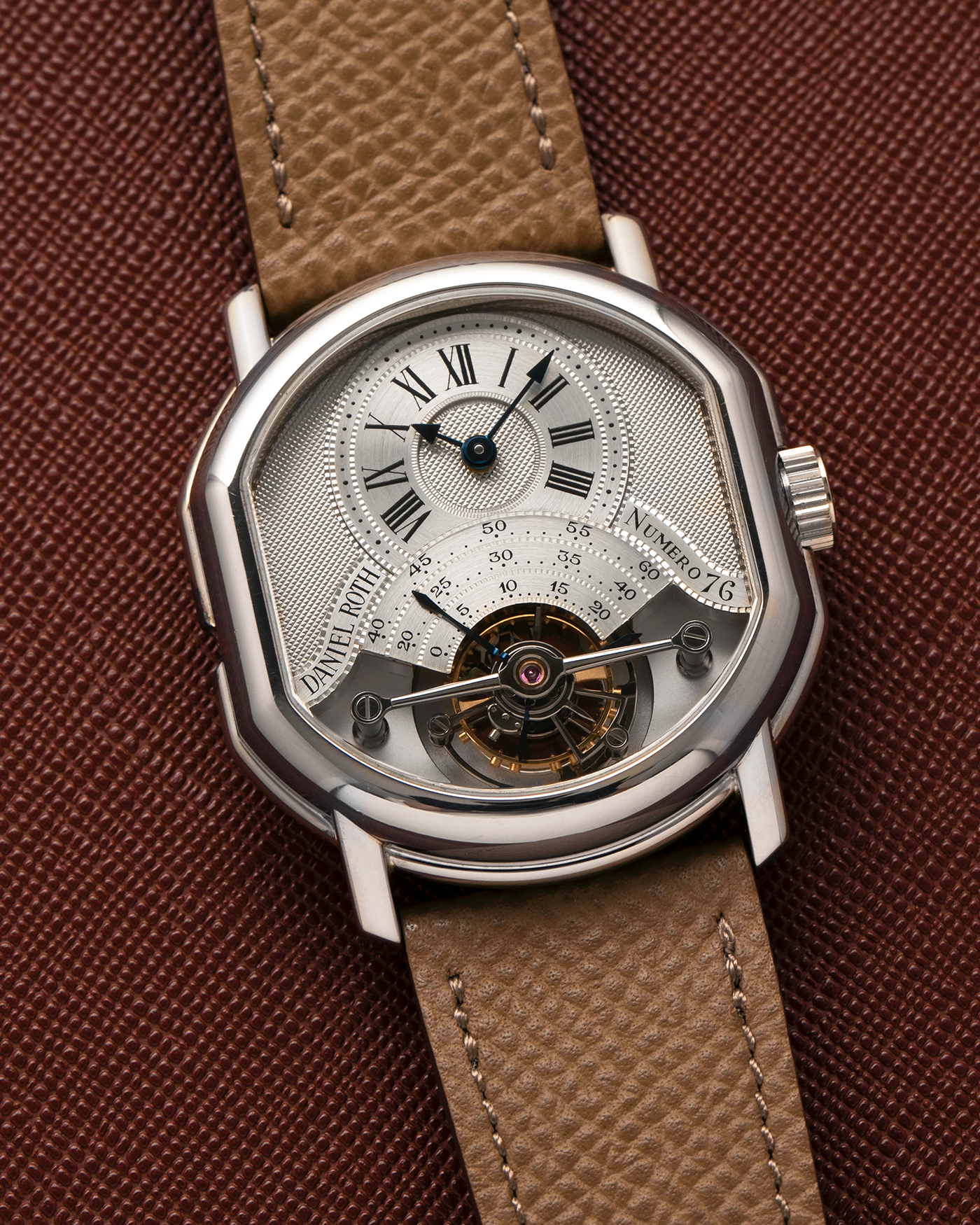 Daniel Roth Tourbillon 2187 White Gold Clous De Paris