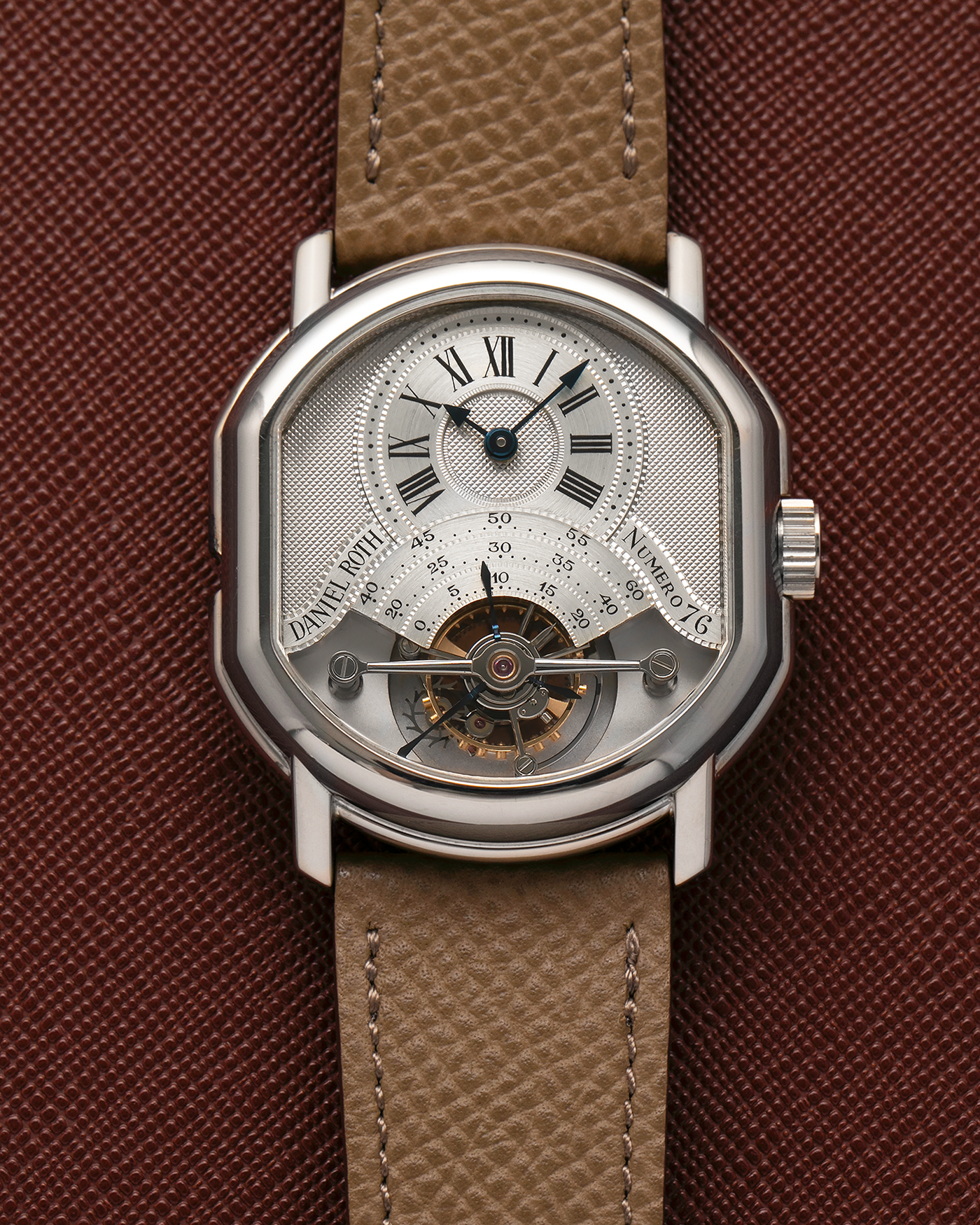 Daniel Roth Tourbillon 2187 White Gold Clous De Paris