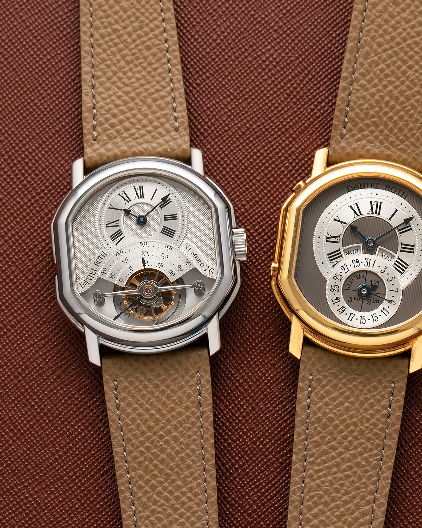 Daniel Roth Tourbillon 2187 White Gold Clous De Paris