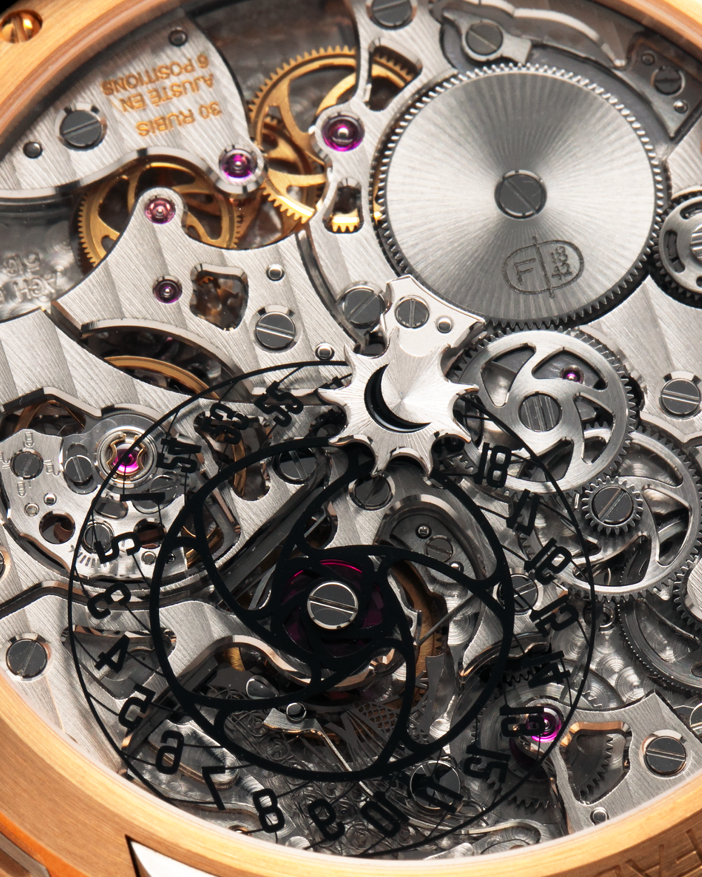 Brand: Fabergé
Year: 2016 (Approximation)
Model: Visionnaire DTZ Dual Time Zone
Material: 18k Rose Gold and Titanium
Movement: Self-Winding Agenhor AGH 6924 (Peripheral Rotor)
Case Dimensions: 43m Diameter 14.2mm Thickness
Strap: Fabergé Black Alligator Strap With Signed 18k Rose Gold Deployant Clasp