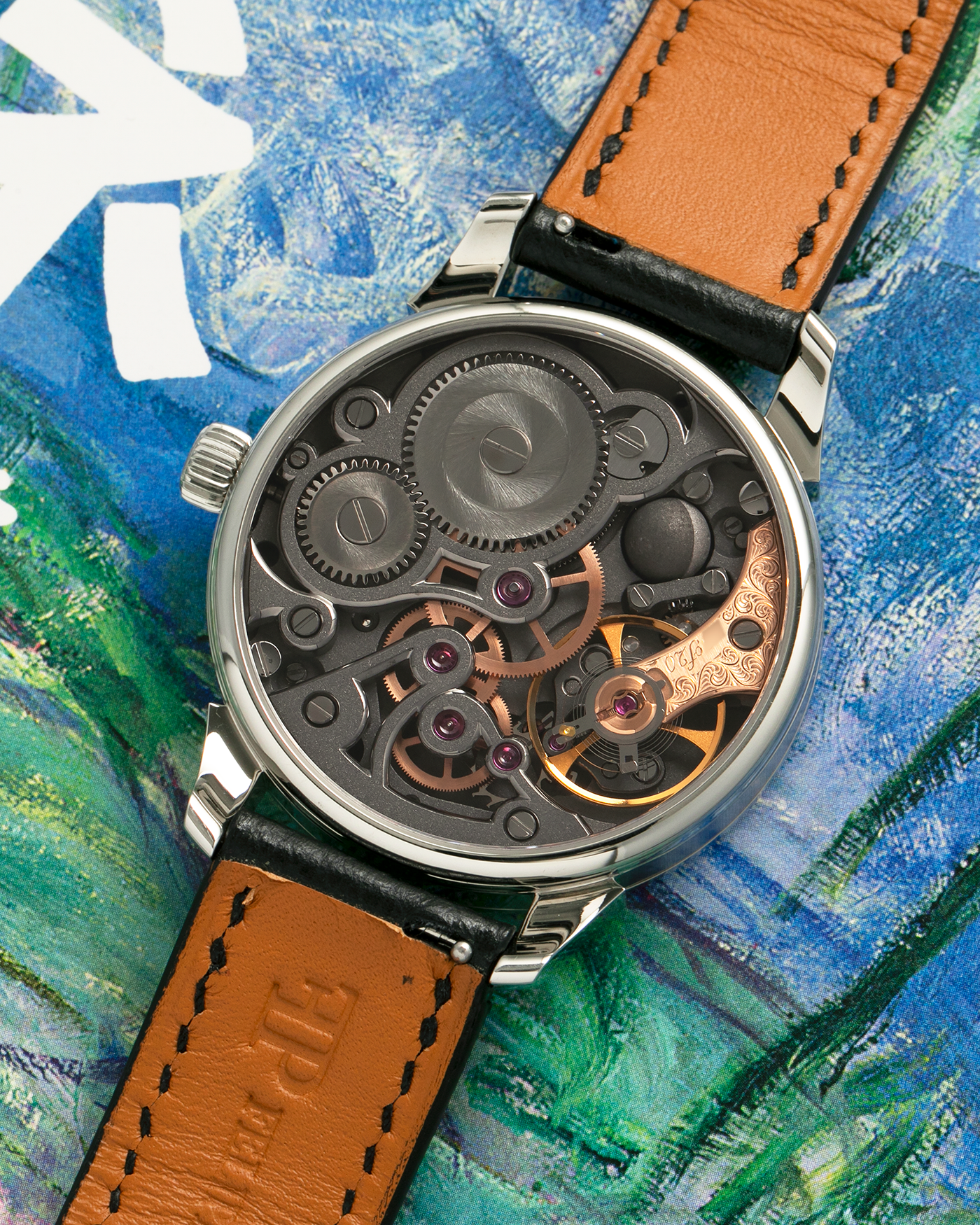 Brand: Felipe Pikullik
Year: 2024
Model: Mondphase 1, Limited Edition of 20 pieces
Material: Stainless Steel
Movement: Heavily-Modified and Hand-Decorated Unitas Cal. 6497, Manual-Winding
Case Dimensions: 41mm x 10.5mm (50mm Lug-to-Lug)
Lug Width: 20mm
Strap: Felipe Pikullik Black Alligator Leather Strap with Signed Stainless Steel Tang Buckle