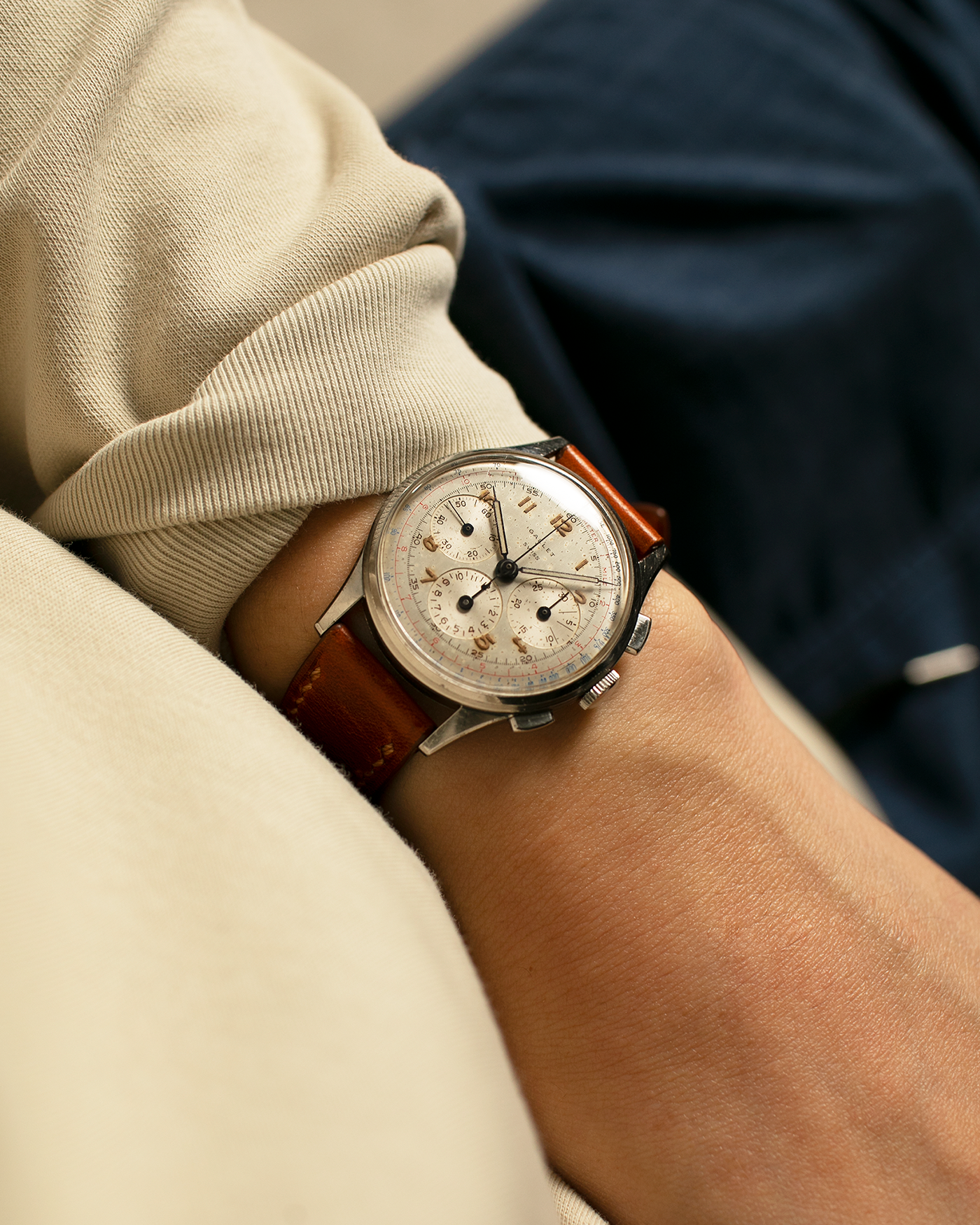 Gallet Multichron 12 EP40 Chronograph White - Main Image