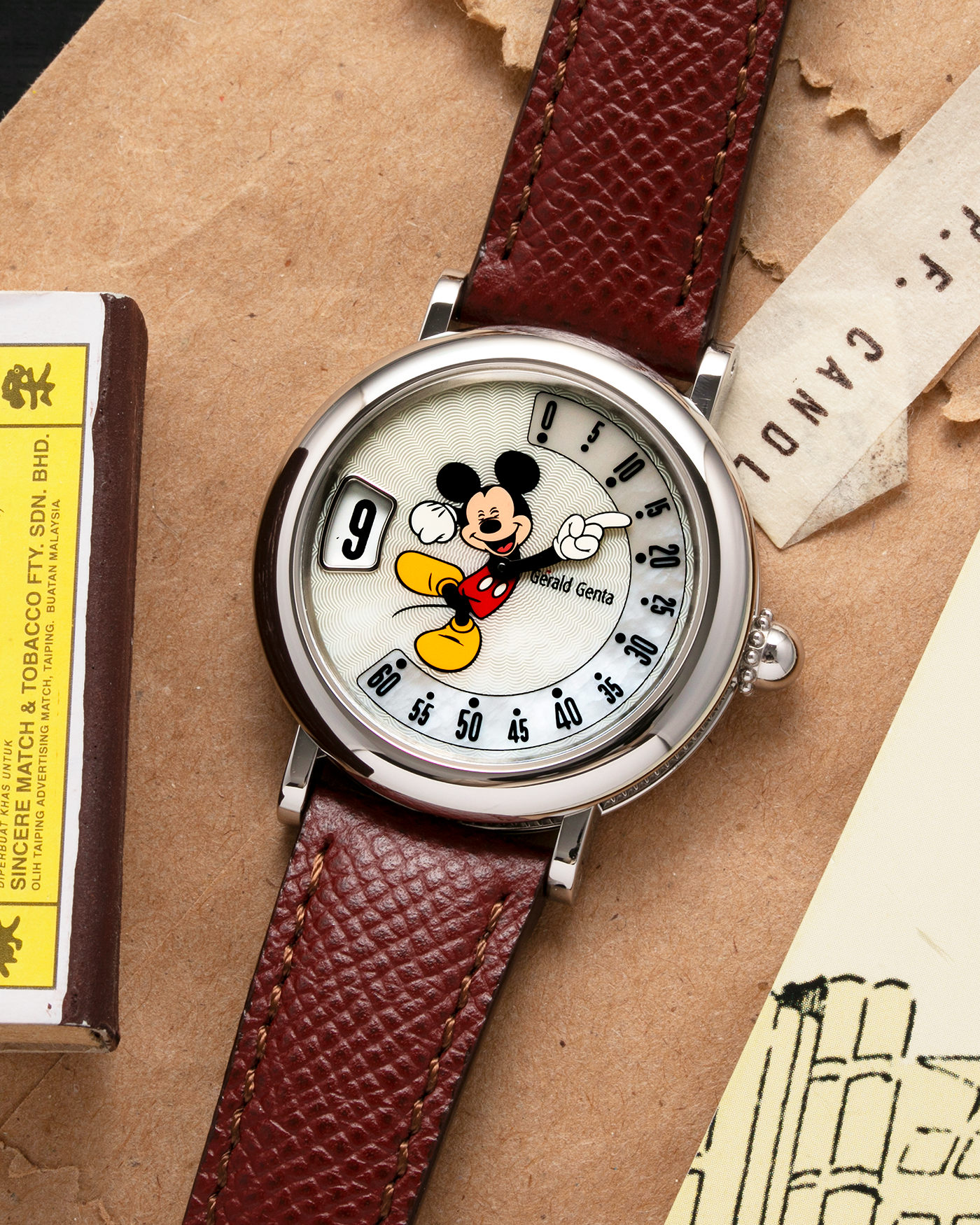Gerald genta mickey 2025 mouse watch for sale