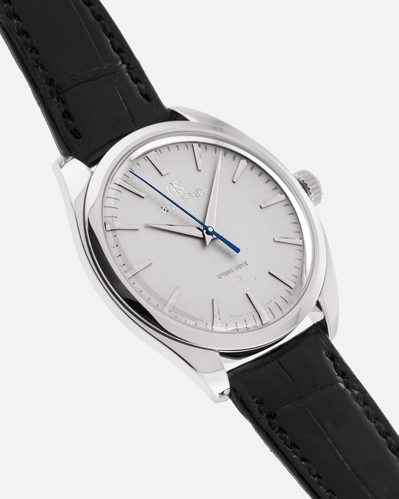 Brand: Grand Seiko
Year: 2025
Reference Number: SBGZ003
Material: Platinum
Movement: Manual-Winding Spring Drive Cal. 9R02
Case Diameter: 38.5mm Diameter, 9.8mm Thickness
Strap: Grand Seiko Black Crocodile Strap with Grand Seiko Platinum Deployant Clasp