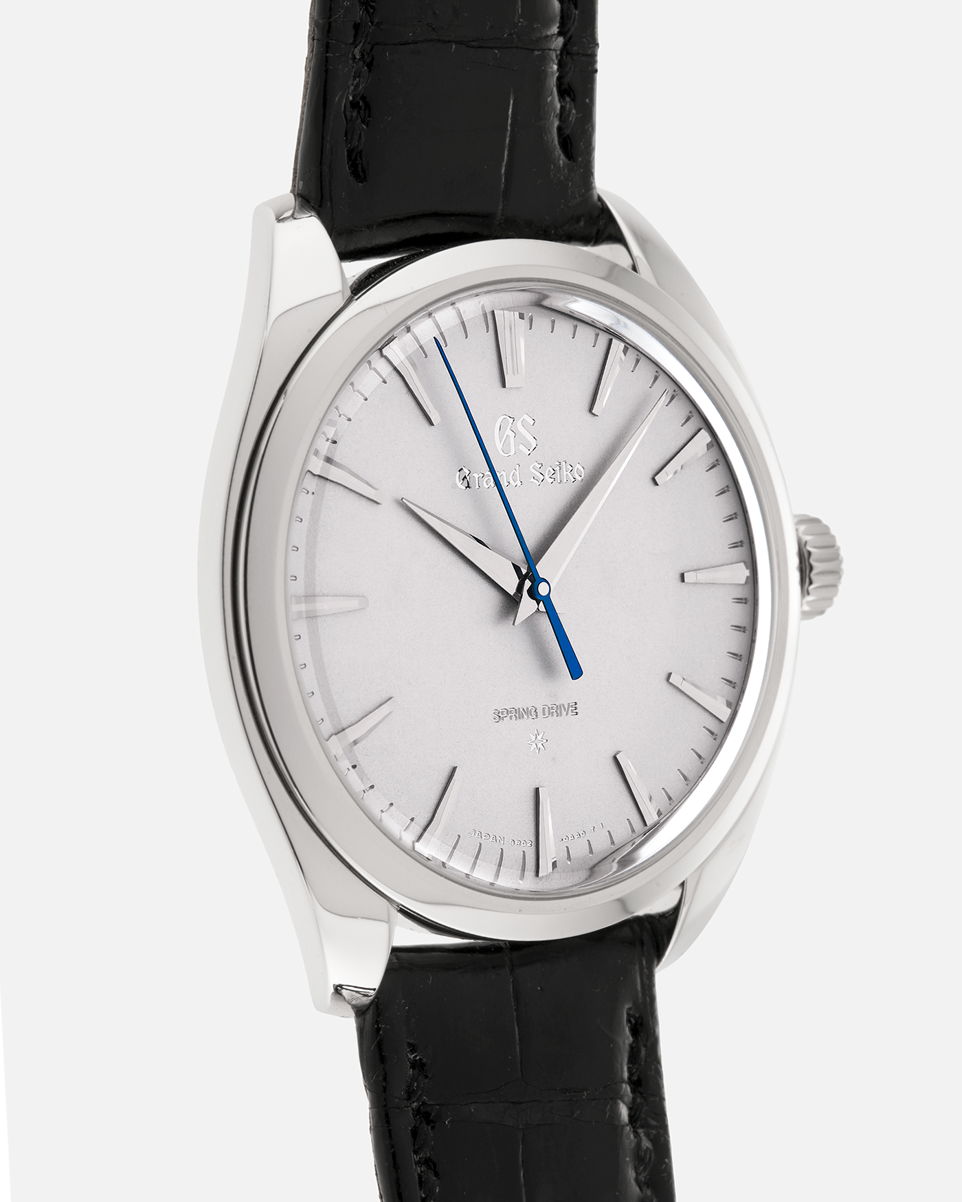 Brand: Grand Seiko
Year: 2025
Reference Number: SBGZ003
Material: Platinum
Movement: Manual-Winding Spring Drive Cal. 9R02
Case Diameter: 38.5mm Diameter, 9.8mm Thickness
Strap: Grand Seiko Black Crocodile Strap with Grand Seiko Platinum Deployant Clasp
