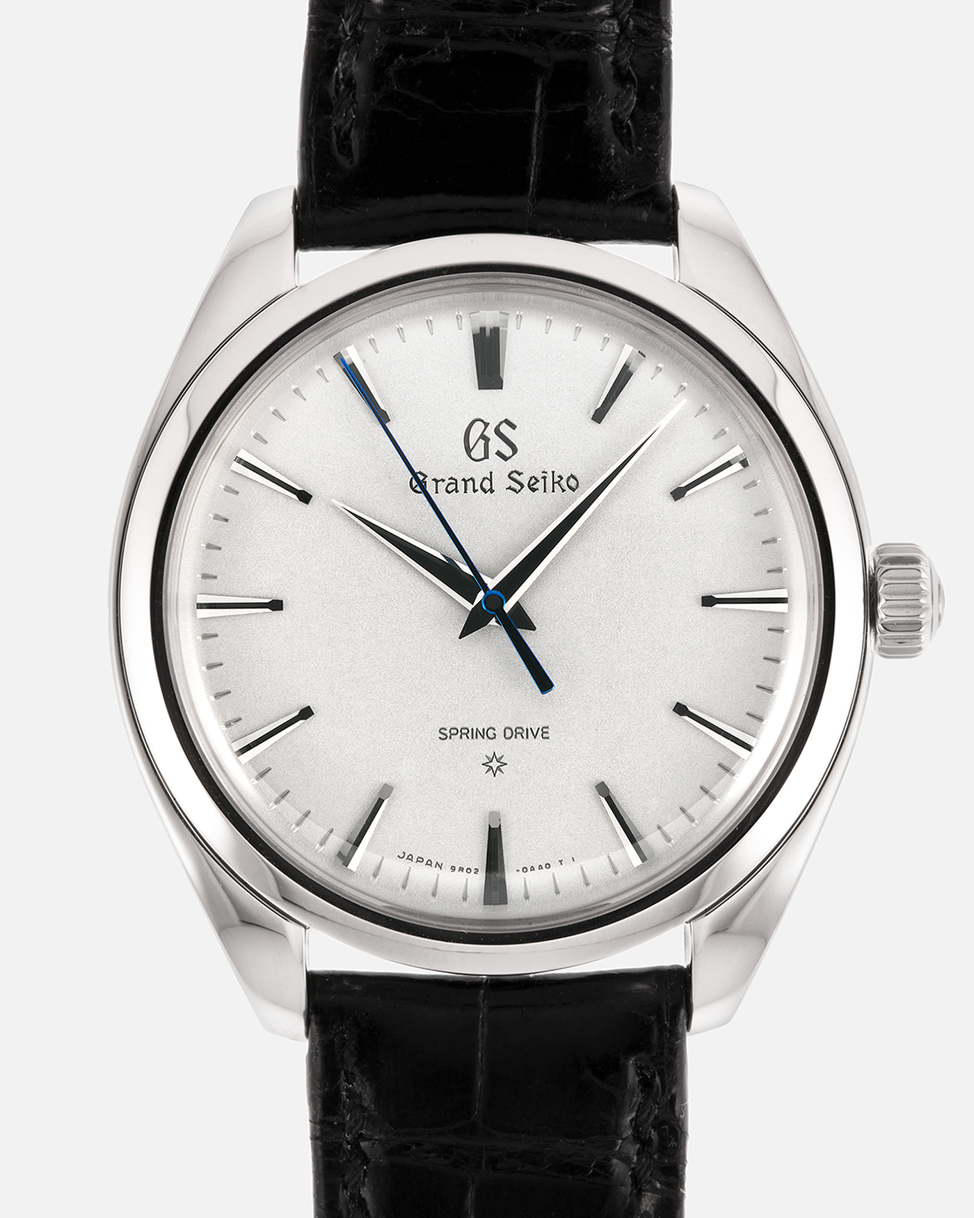 Brand: Grand Seiko
Year: 2025
Reference Number: SBGZ003
Material: Platinum
Movement: Manual-Winding Spring Drive Cal. 9R02
Case Diameter: 38.5mm Diameter, 9.8mm Thickness
Strap: Grand Seiko Black Crocodile Strap with Grand Seiko Platinum Deployant Clasp