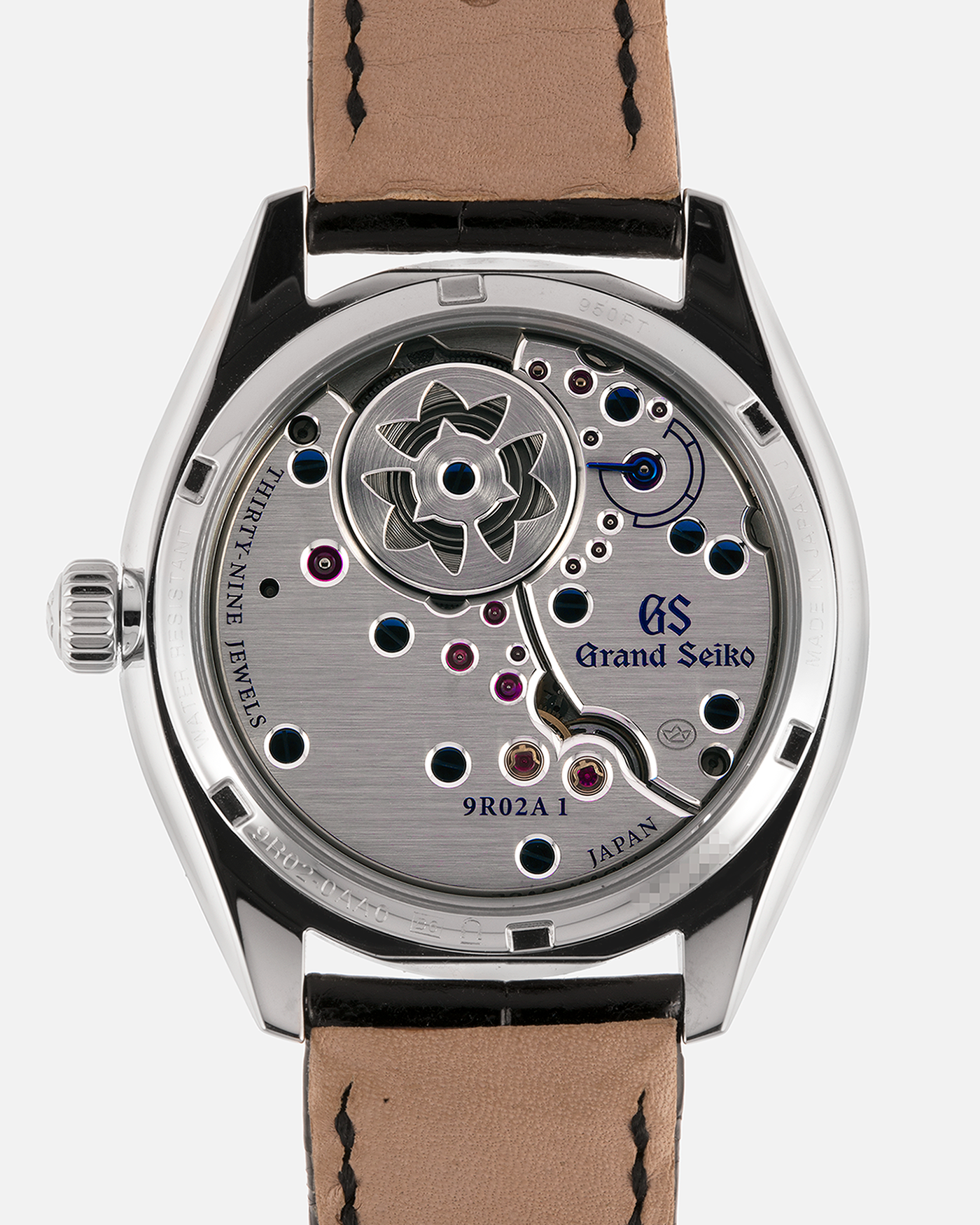 Brand: Grand Seiko
Year: 2025
Reference Number: SBGZ003
Material: Platinum
Movement: Manual-Winding Spring Drive Cal. 9R02
Case Diameter: 38.5mm Diameter, 9.8mm Thickness
Strap: Grand Seiko Black Crocodile Strap with Grand Seiko Platinum Deployant Clasp