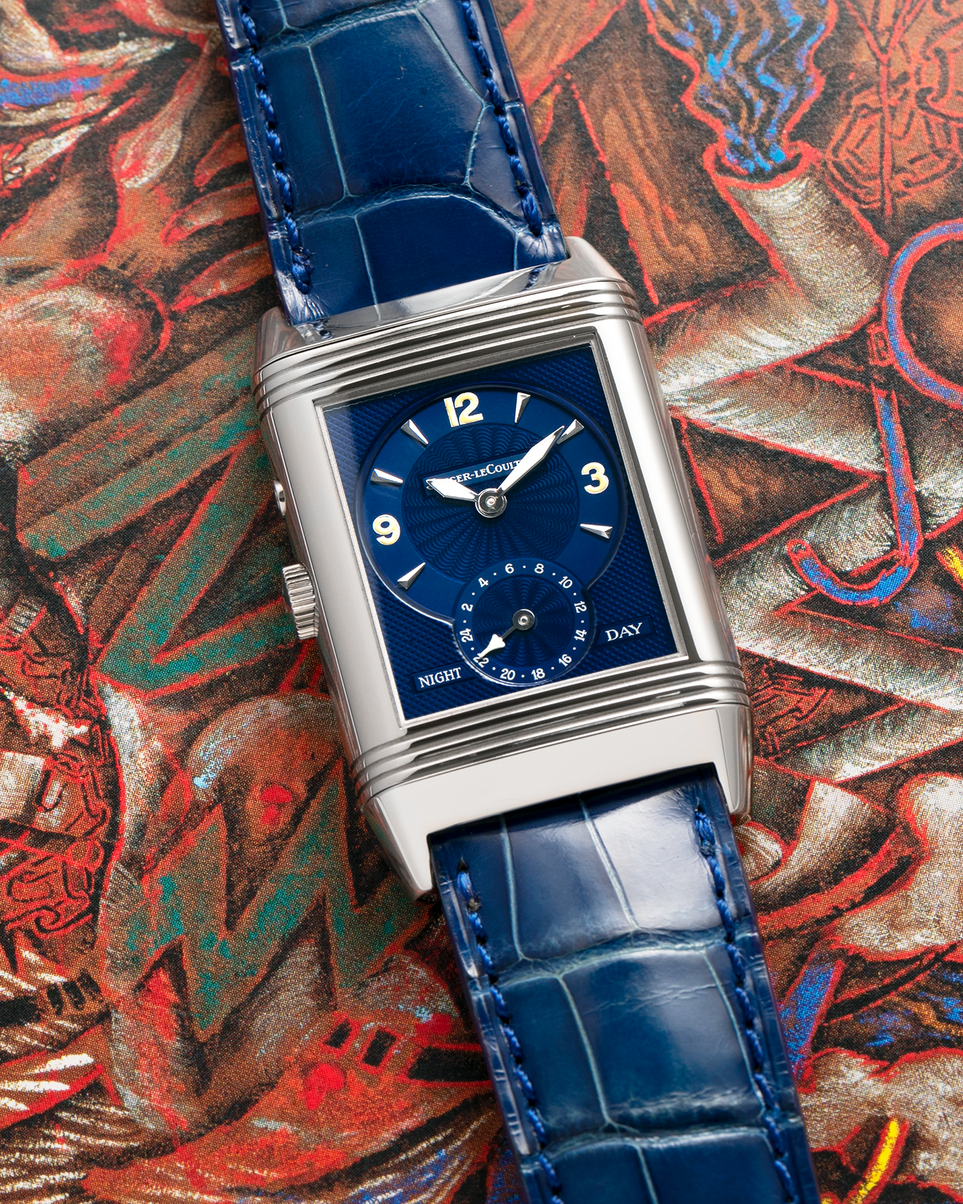 エレアコ仕様「BLUE RIDGE CUSTOM250 ジャパンヴィンテージ」 Jaeger-LeCoultre Duoface Reverso Japan Edition Blue 270.8.54 Watch
