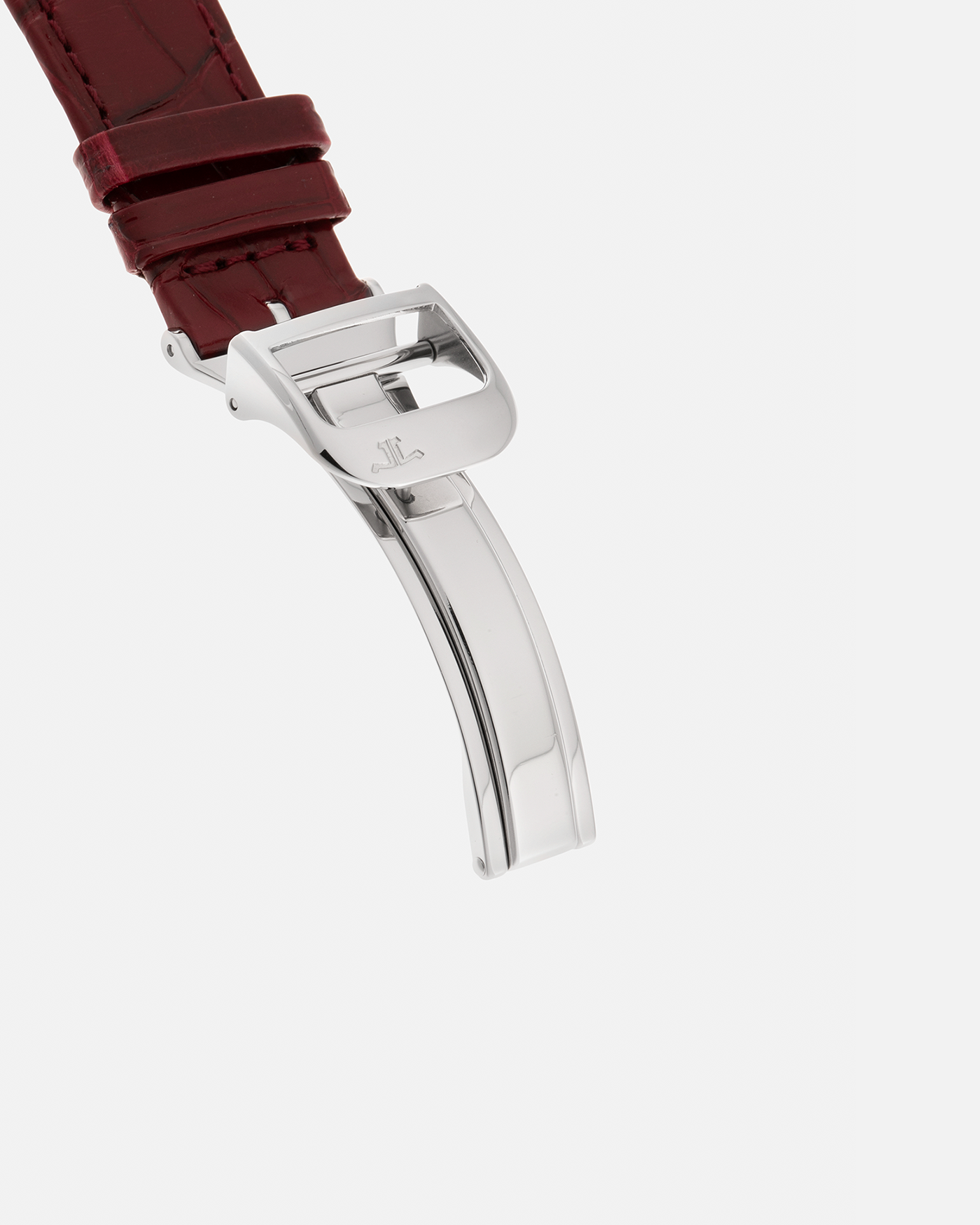 Brand: Jaeger LeCoultre
Year: Late 1990s
Model: Reverso Duoface Japan Edition Red, Limited Edition of 300 Pieces
Reference Number: 270.8.54
Material: Stainless Steel
Movement: Jaeger LeCoultre Cal. 854, Manual-Wind
Case Dimensions: 42mm (Including Lugs) x 26mm
Lug Width: 19mm
Strap: Jaeger LeCoultre Burgundy Red Alligator Leather Strap with Signed Stainless Steel Deployant Clasp