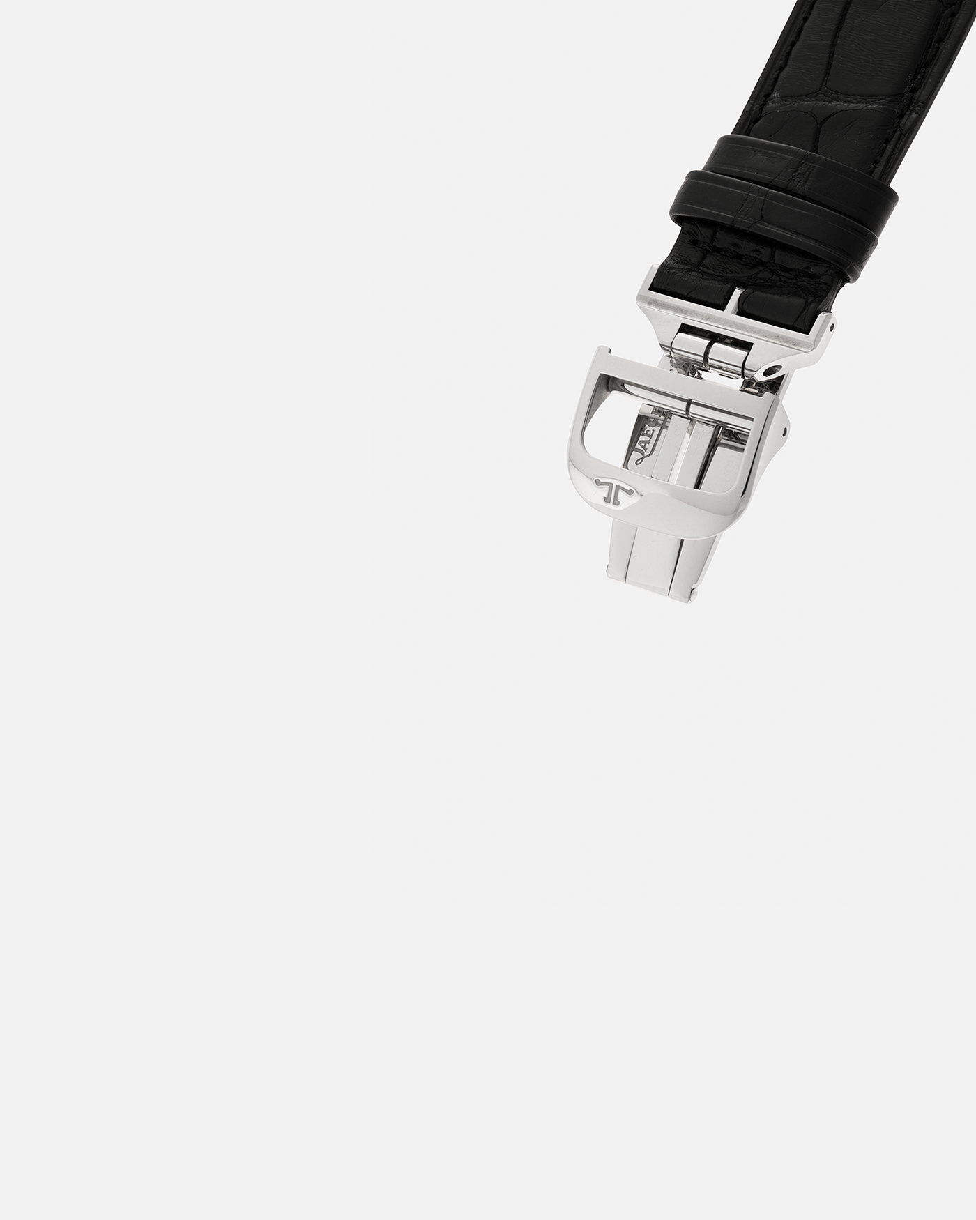 Brand: Jaeger LeCoultre
Year: 2016
Model: Grande Reverso 976 ‘55th Anniversary of Kuwait’, Limited Edition of 55 Pieces
Reference: 278.8.56
Material: Stainless Steel
Movement: Jaeger LeCoultre Cal. 967B, Self-Winding
Case Dimensions: 46mm (Including Lugs) x 27mm x 9mm
Lug Width: 20mm
Straps: Jaeger LeCoultre Black Alligator Leather Strap with Signed Stainless Steel Deployant Buckle, with extra Jaeger LeCoultre Black Alligator Leather Strap