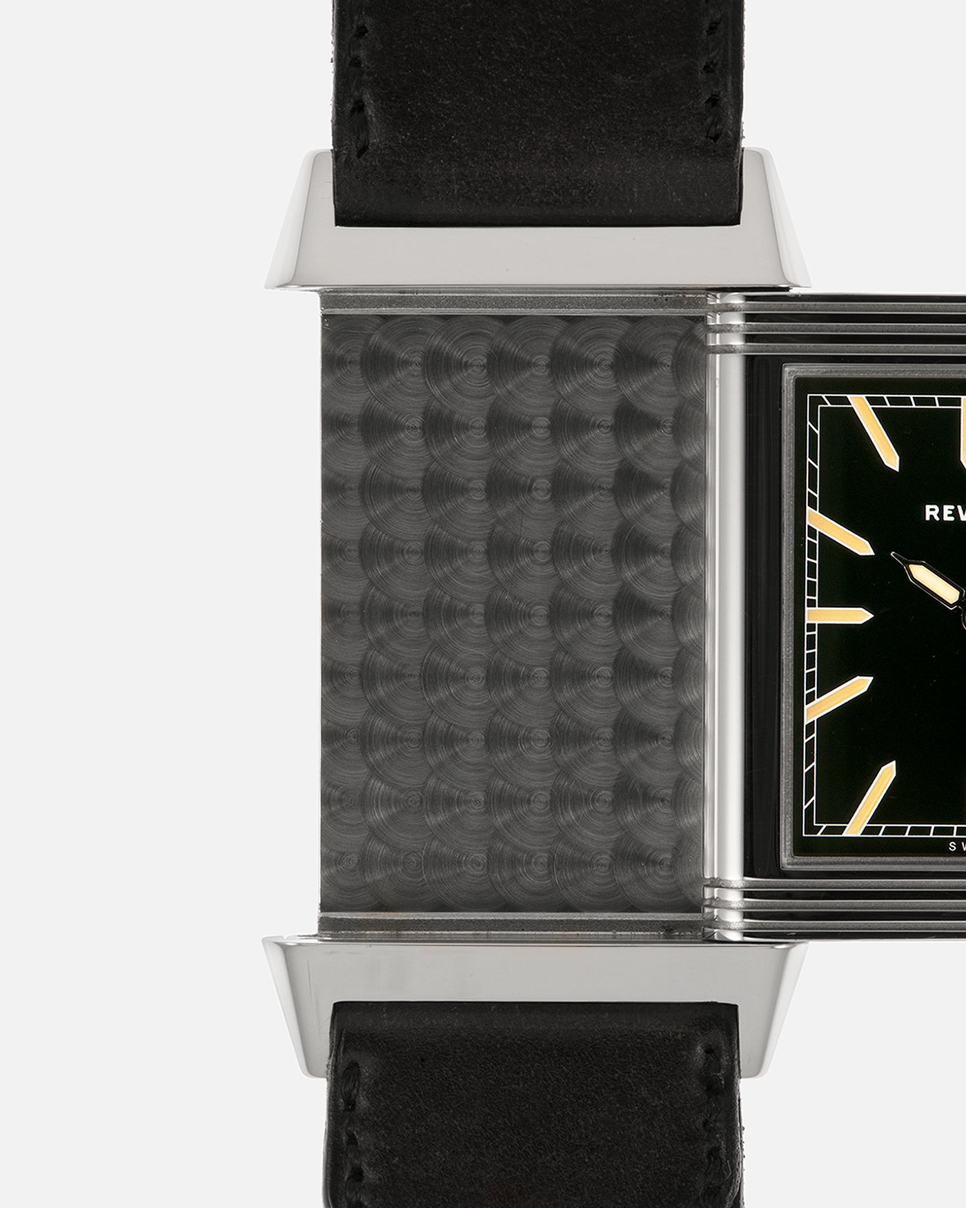 Brand: Jaeger LeCoultre Year: 2011 Model: Q278857I, Grande Reverso Tribute to 1931 ‘US Edition’ Reference Number: 277.8.62 Material: Stainless Steel Movement: Jaeger LeCoultre Cal. 822, Manual-Winding Case Dimensions:  46.8mm (Including Lugs) x 27.4mm x 7.3mm Lug Width: 20mm Straps: Jaeger LeCoultre Casa Fagliano Black Shell Cordovan ‘2011’ Leather Strap with Signed Stainless Steel Tang Buckle, extra Jaeger LeCoultre Dark Brown Shell Cordovan ‘2011’ Leather Strap, extra Jaeger LeCoultre Casa Fagliano Light 