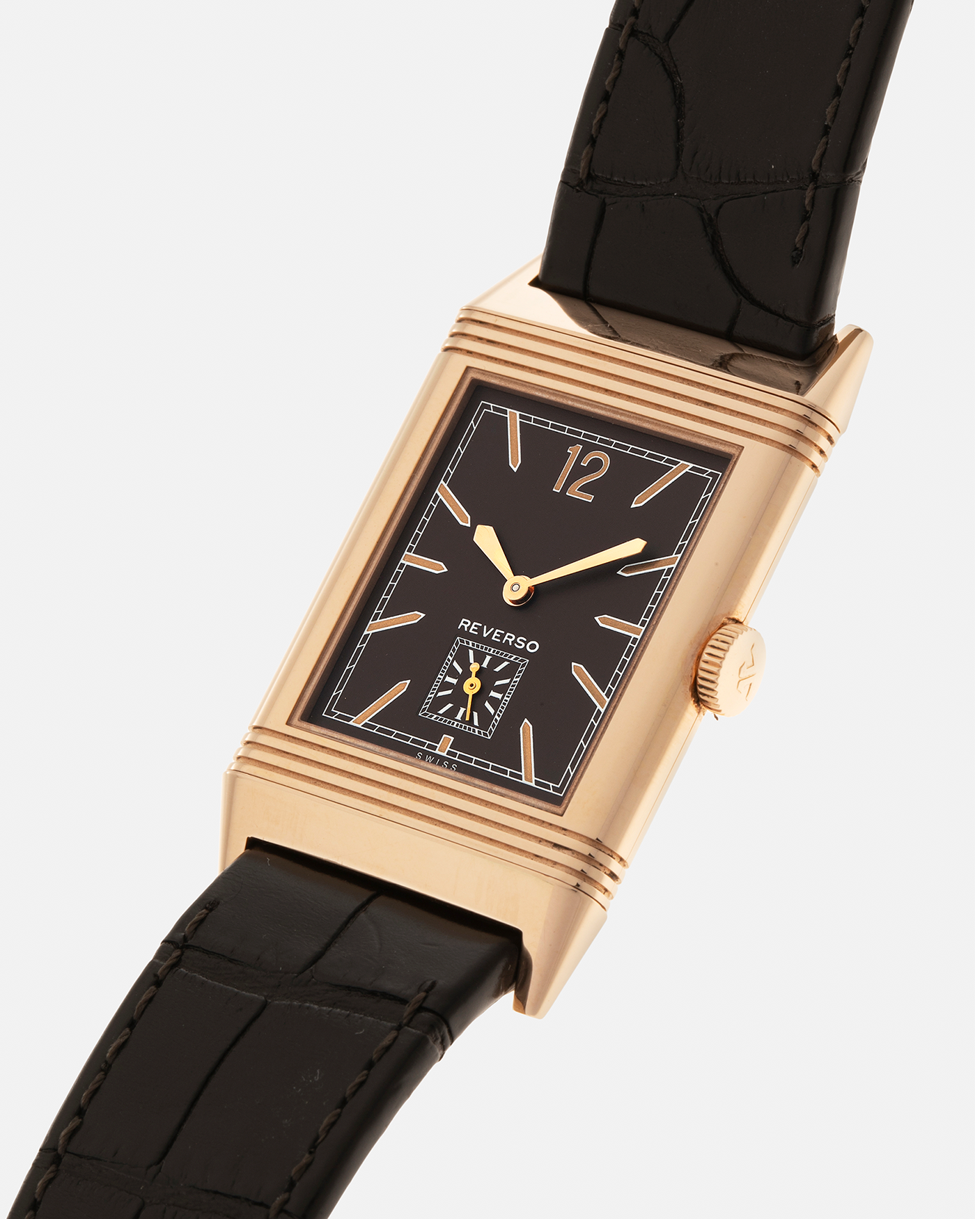 Jaeger-LeCoultre Grande Reverso Ultra Thin Tribute to 1931 Chocolate ...