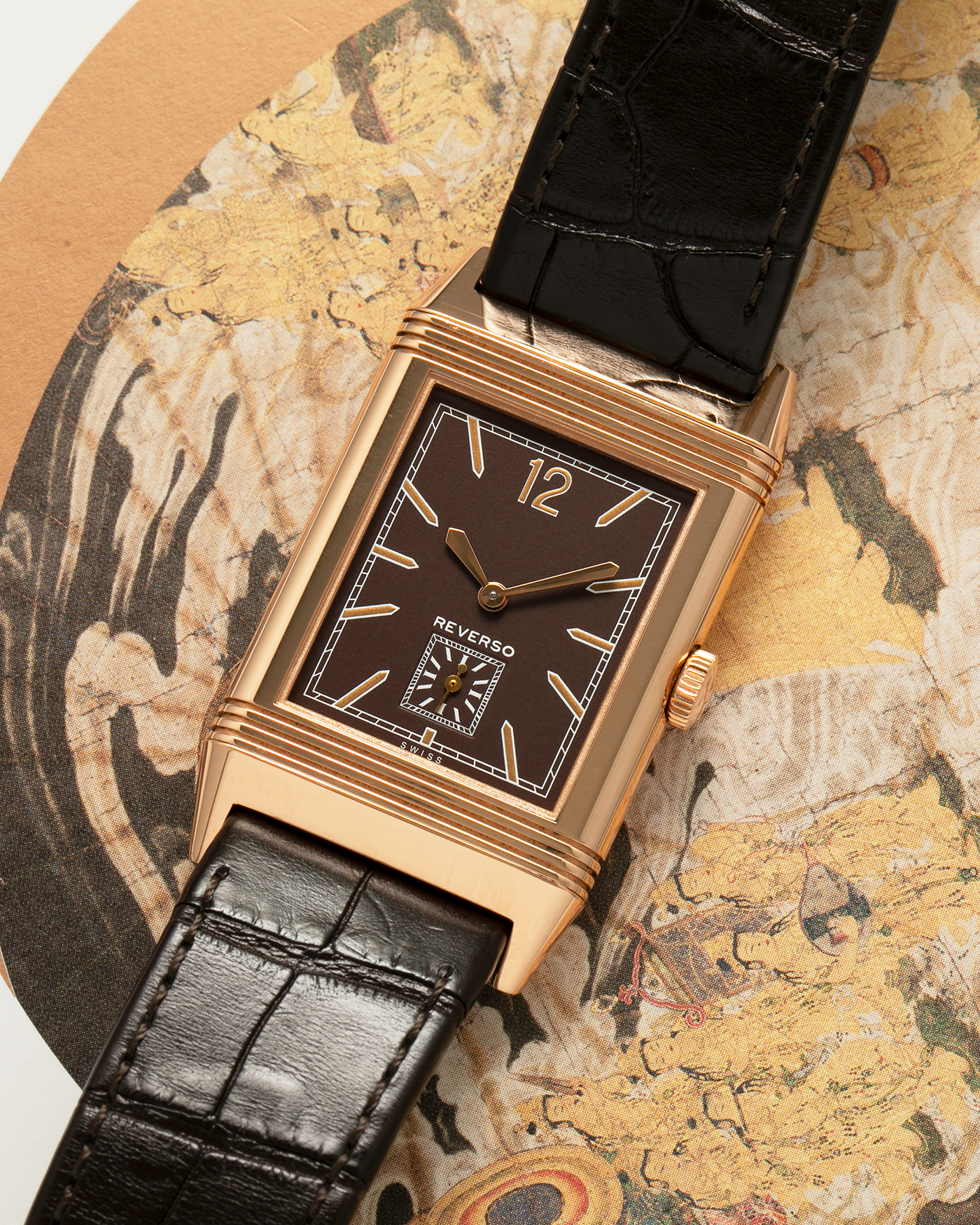 Jaeger-LeCoultre Grande Reverso Ultra Thin Tribute to 1931 Chocolate ...