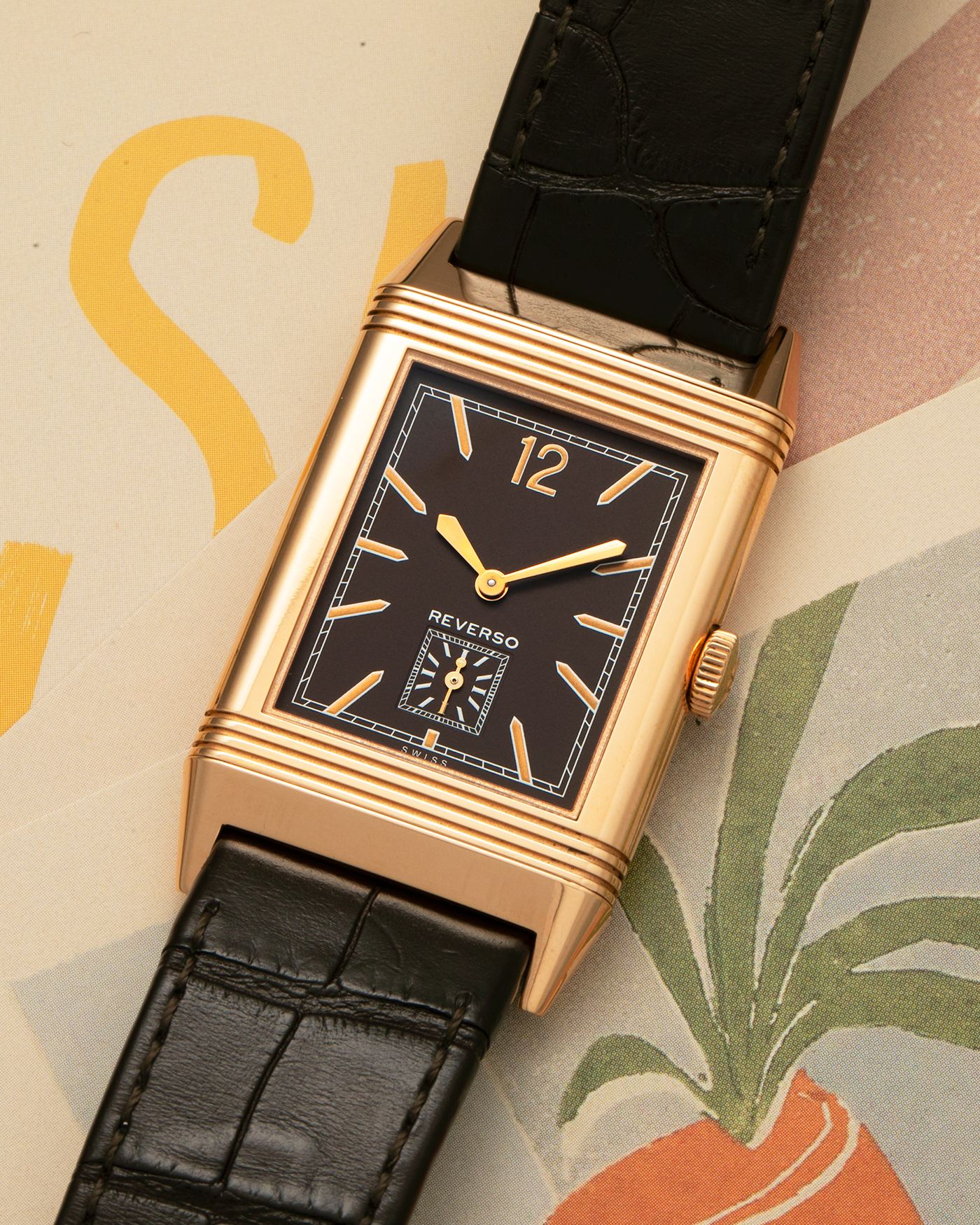 Jaeger-LeCoultre Grande Reverso Ultra Thin Tribute to 1931 Chocolate ...