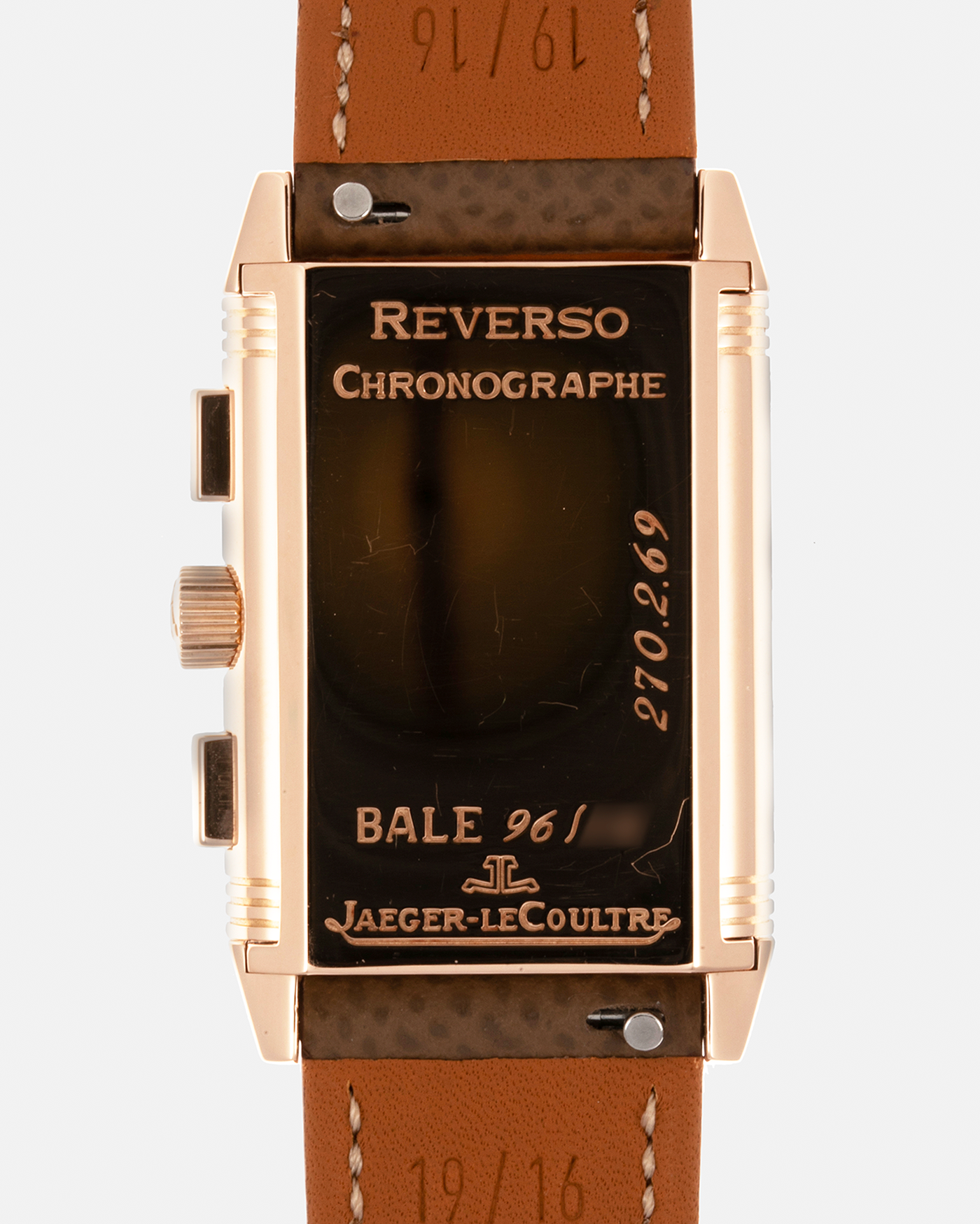 Jaeger LeCoultre Reverso Chronographe Retrograde Prototype BALE