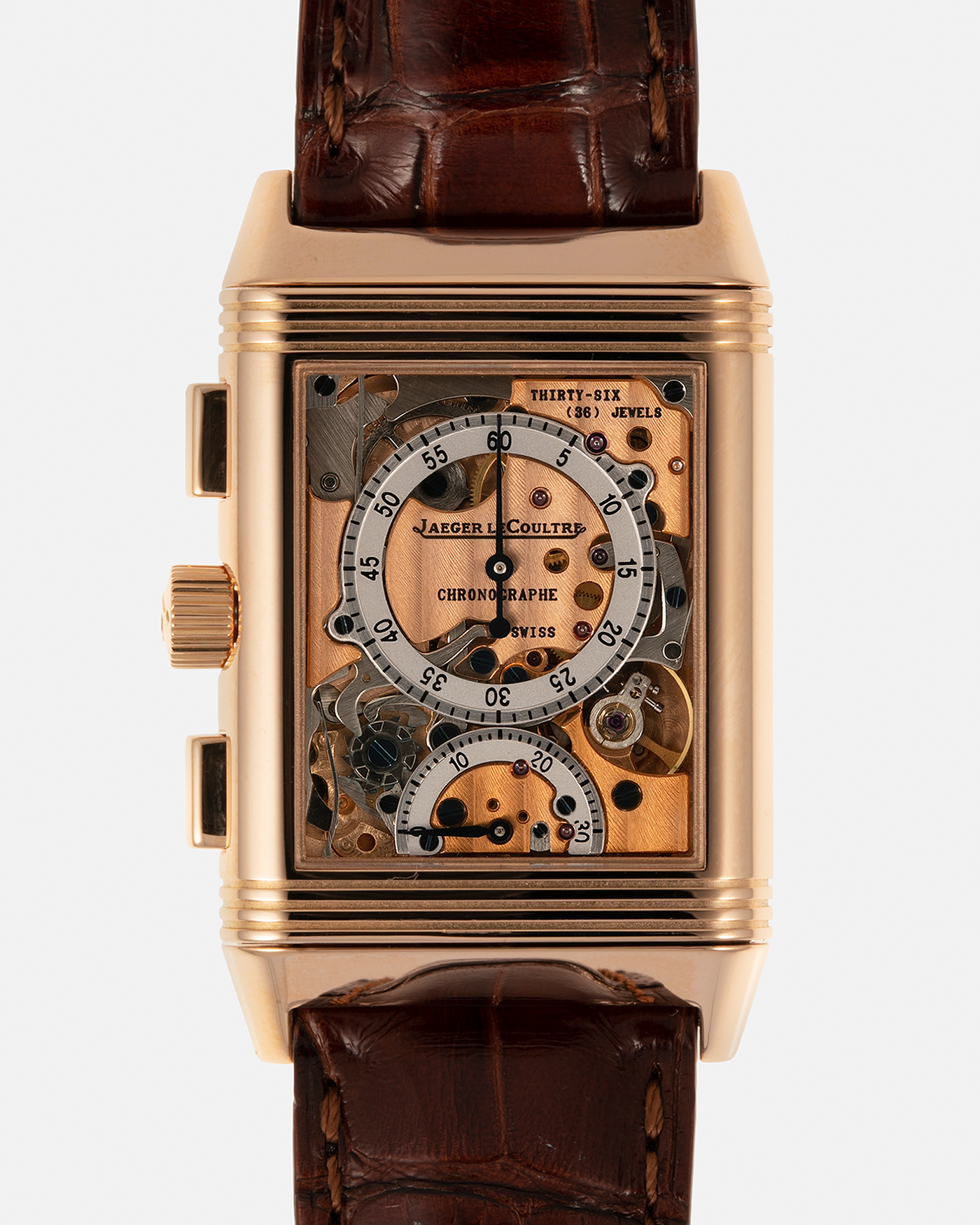 Jlc Reverso Clasp Jaeger LeCoultre Reverso Chronographe Retrograde Ref. 270.2.69 Watch ...