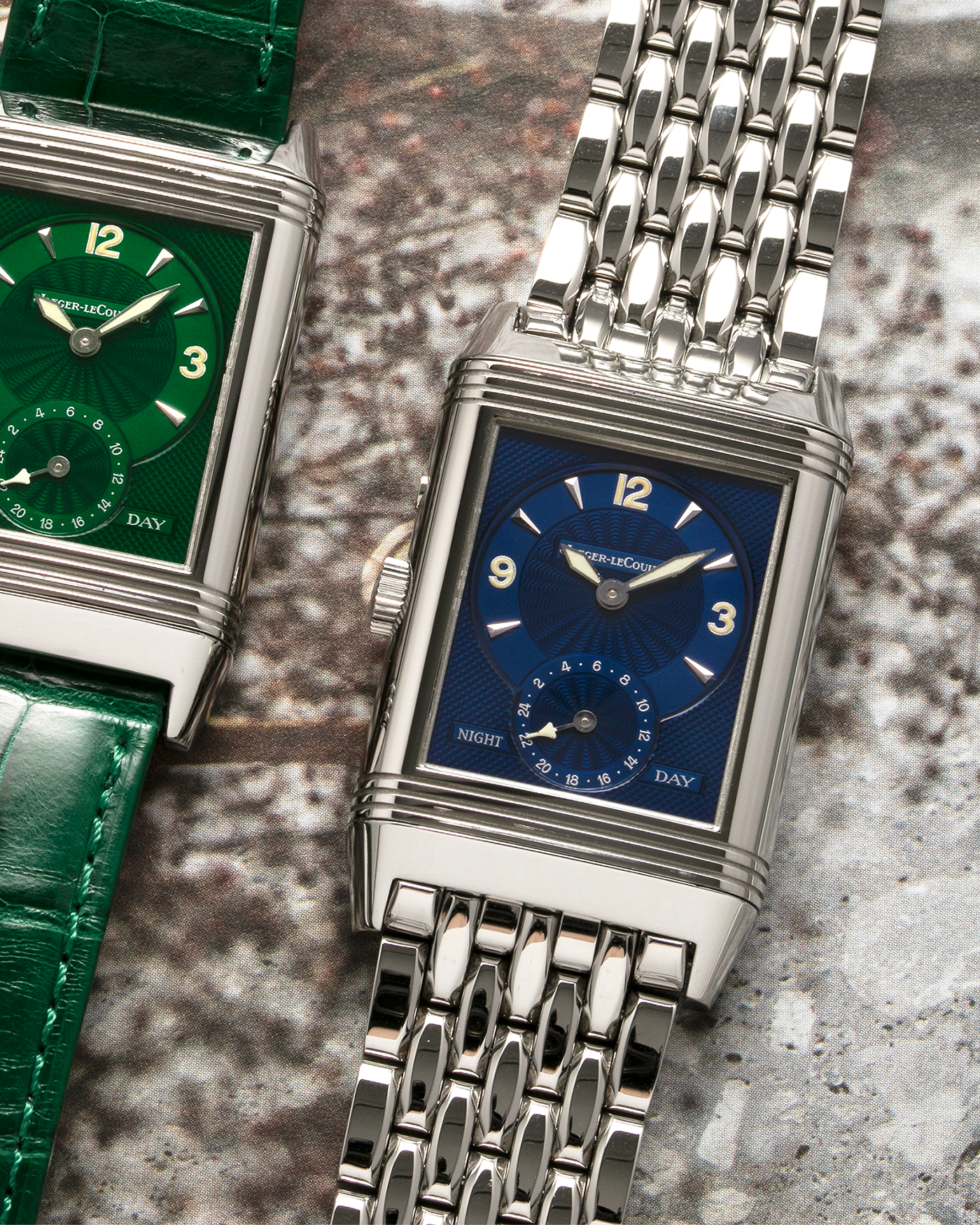 Jaeger LeCoultre Duoface Reverso Japan Edition Blue 270.8.54 Watch