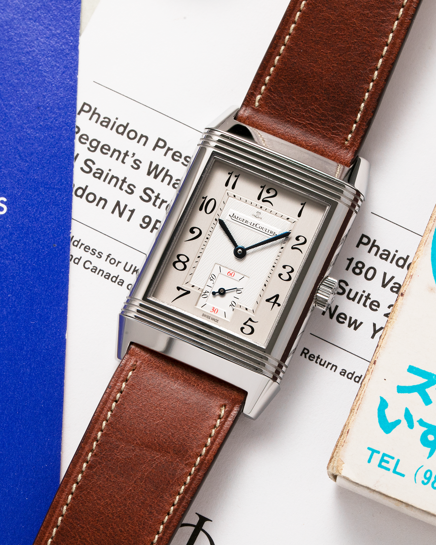 Jaeger LeCoultre Reverso Grand Taille 270.8.62 Anshindo Japan Edition Watch S.Song Vintage Timepieces S.Song Watches