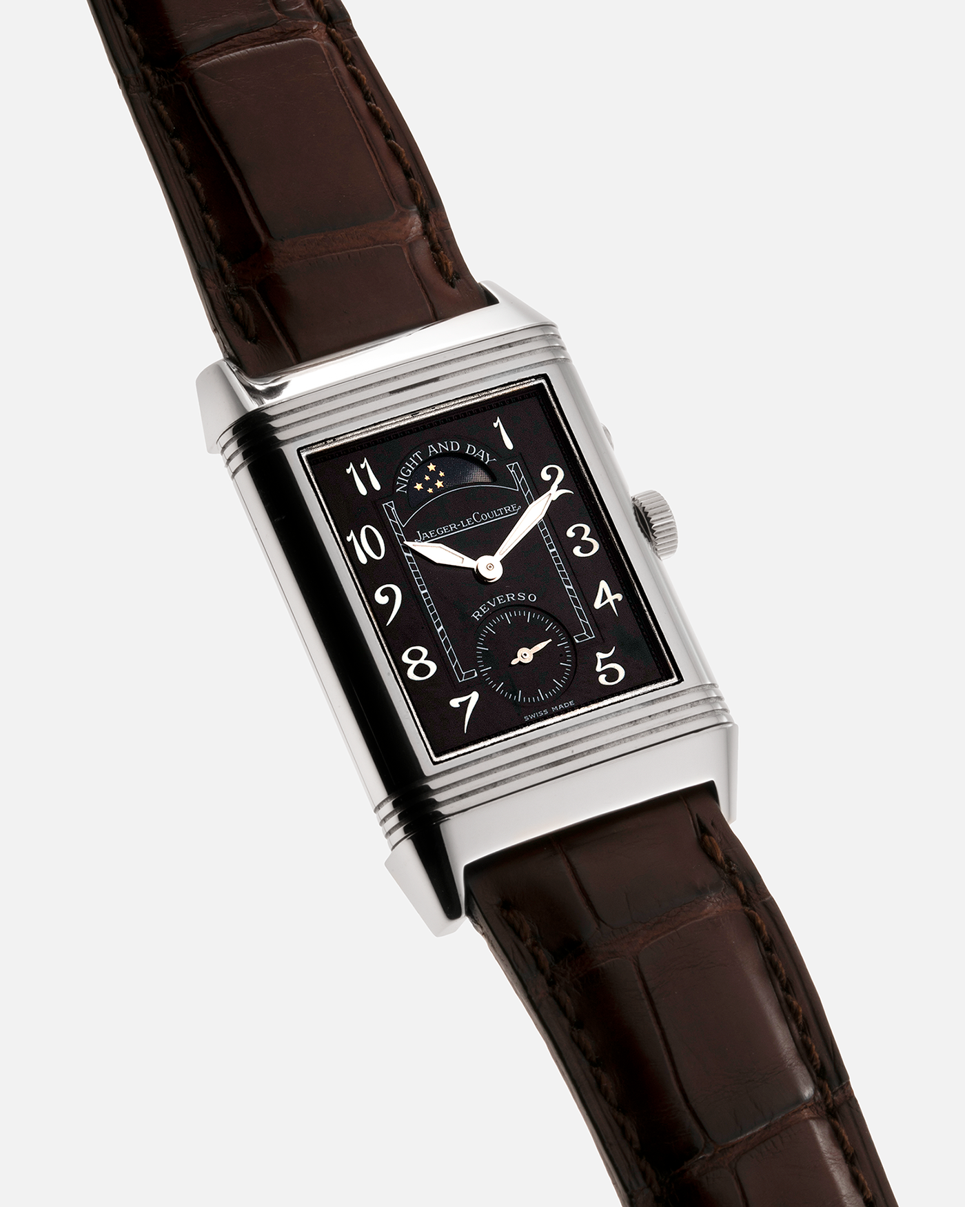 Jaeger lecoultre sales reverso black dial
