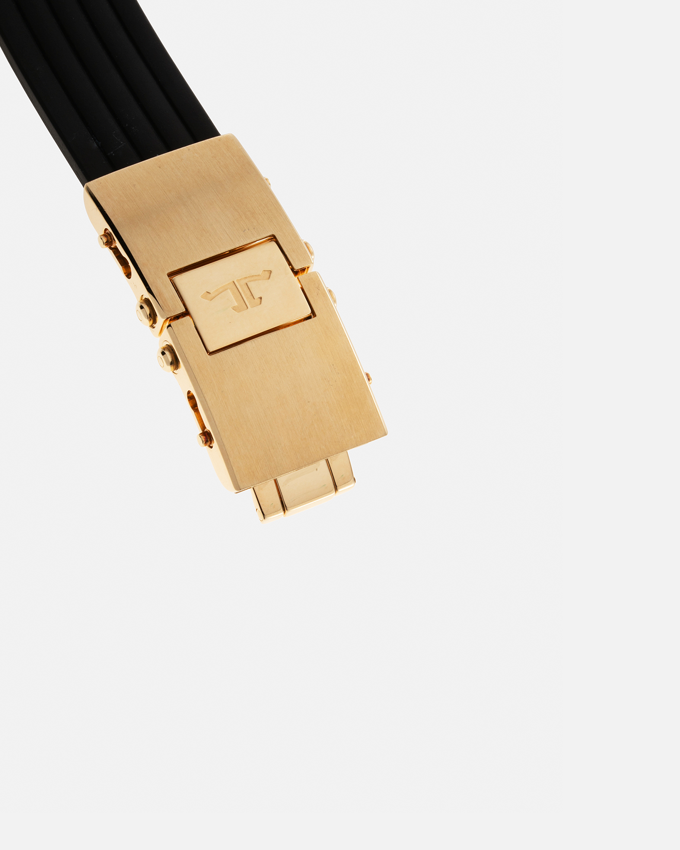 Brand: Jaeger LeCoultre Year: 2000’s Model: Reverso Night and Day Gran’ Sport Duo Model Number: Q2941601 Reference Number: 295.1.51 Material: 18-carat Yellow Gold Movement: JLC Cal. 851, Manual-Wind Case Diameter: 44mm x 38mm Strap: Jaeger LeCoultre Gran’ Sport Rubber Strap with Signed 18-carat Yellow Gold Deployant Clasp