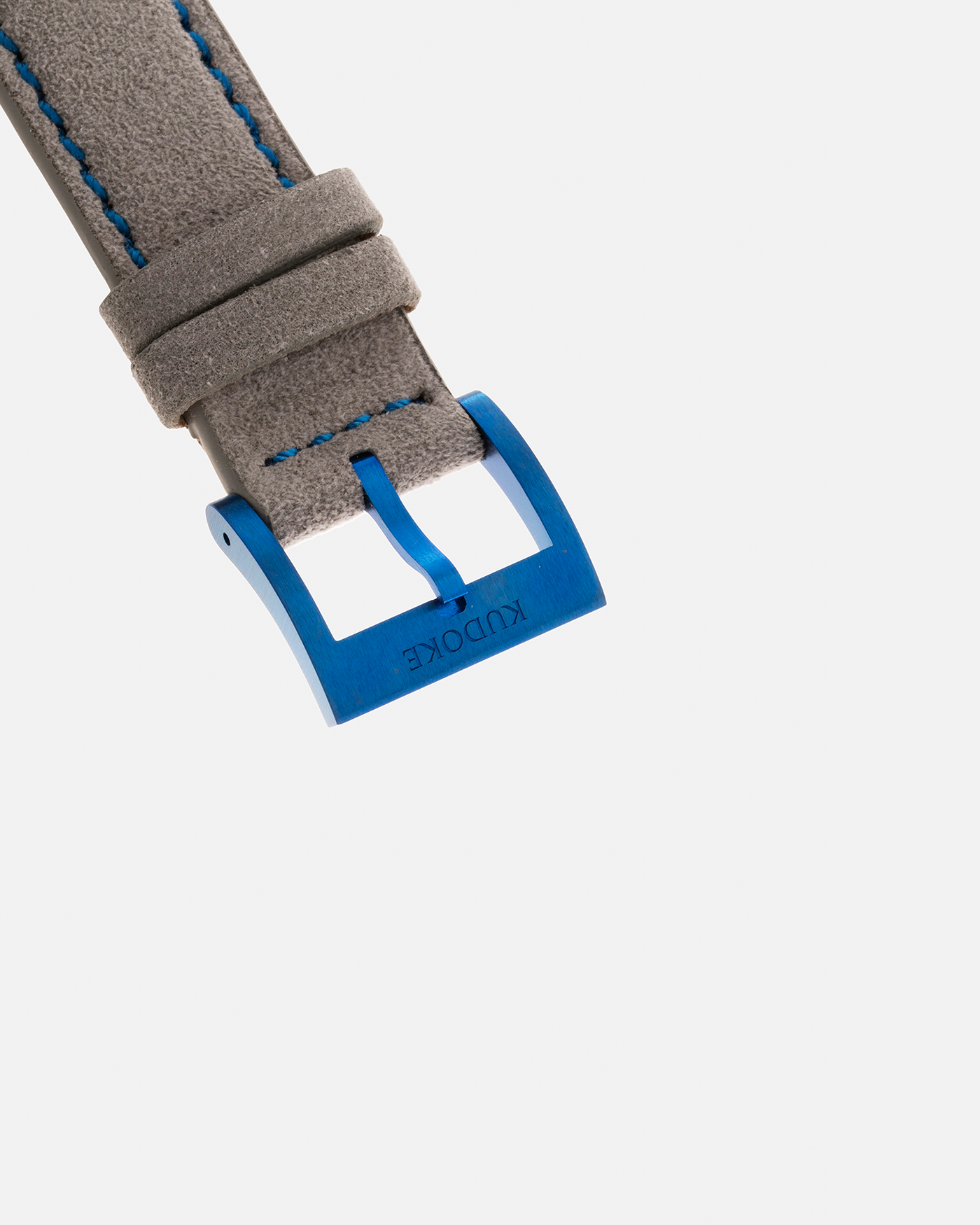 Brand: Kudoke Year: 2022 Model: Kudoke 2 ‘Starry Night’ Grail Watch 8, Limited Edition of 30 pieces Material: Grade 5 Titanium with CVD Blue Finish Movement: In-house Kaliber 1-24H, Manual-Winding Case Diameter: 39mm Strap: Grey Alcantara with Bovine Calf Lining and Blue Stitching with Signed CVD Blue Grade 5 Titanium Tang Buckle, Additional Delugs Navy CTS Rubber Strap, and Delugs Denim Bable Signature Strap