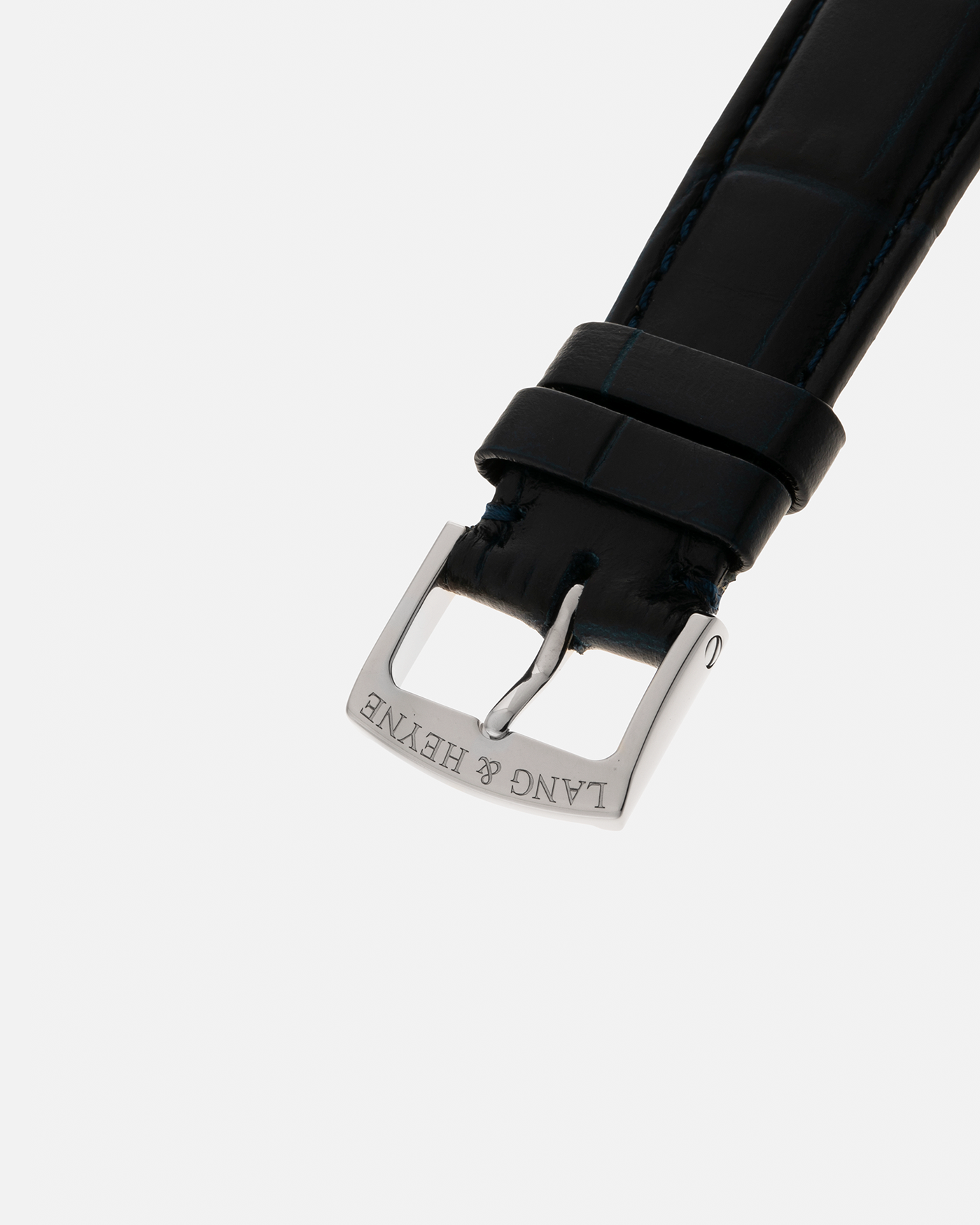 Brand: Lang & Heyne Year: 2023 Model: Friedrich III Material: 18-carat White Gold Movement: Lang & Heyne Cal. IV, Manual-Winding Case Dimensions: 39.2mm x 10.5mm Strap: Lang & Heyne Black Alligator Leather Strap with Signed 18-carat White Gold Tang Buckle