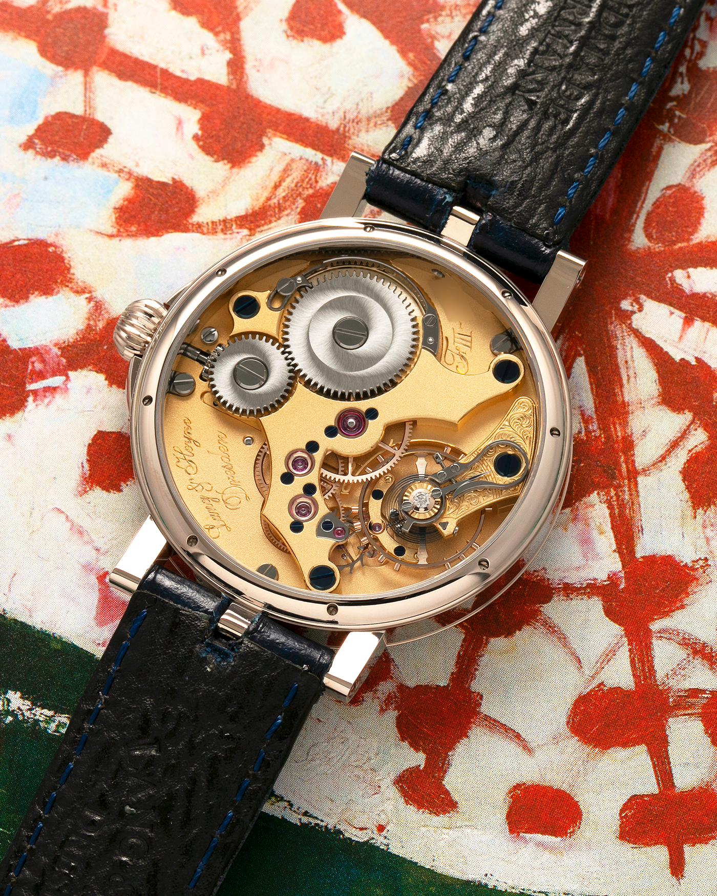 Brand: Lang & Heyne Year: 2023 Model: Friedrich III Material: 18-carat White Gold Movement: Lang & Heyne Cal. IV, Manual-Winding Case Dimensions: 39.2mm x 10.5mm Strap: Lang & Heyne Black Alligator Leather Strap with Signed 18-carat White Gold Tang Buckle