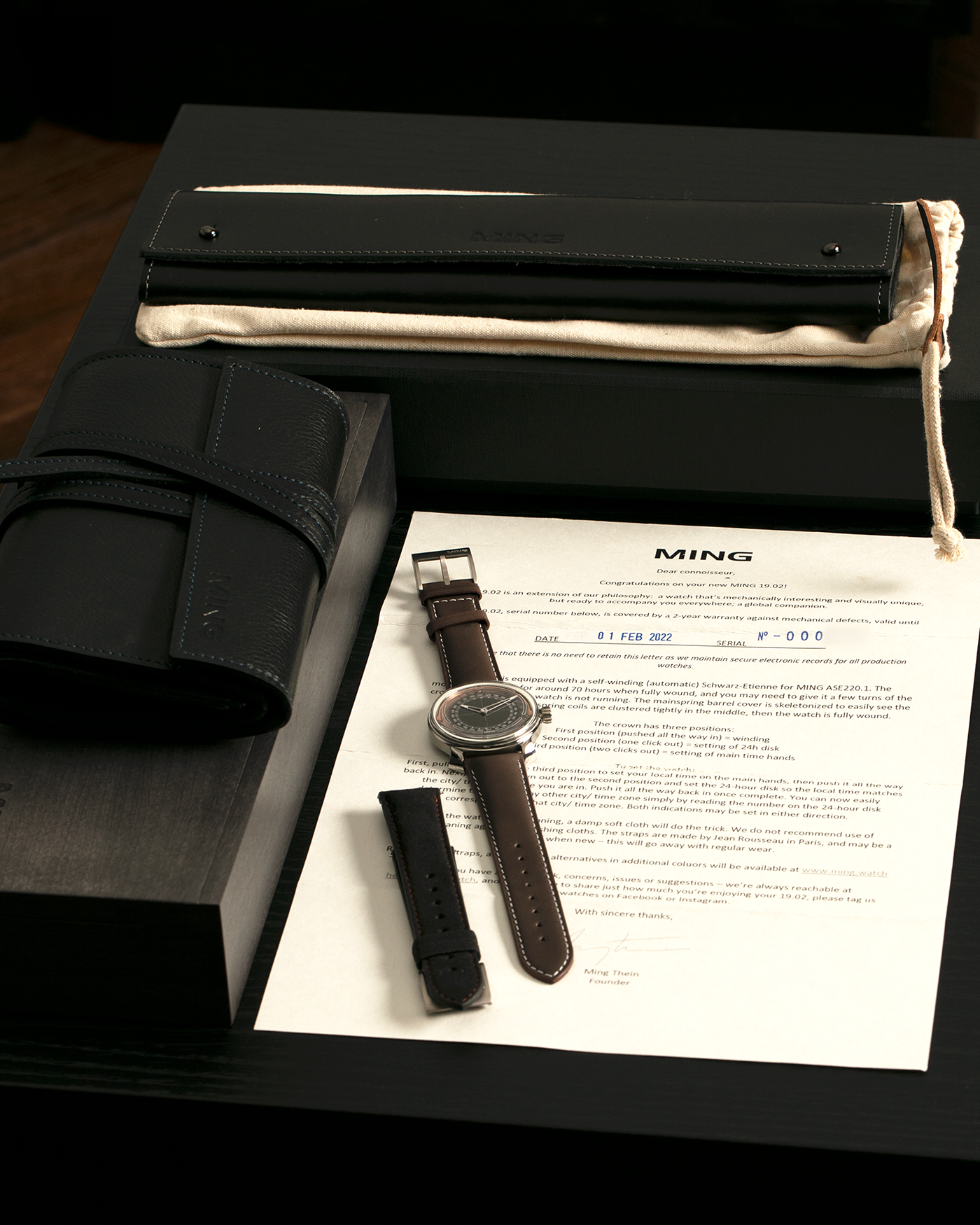 MING Watches World Time Watch Ming Thein Vintage